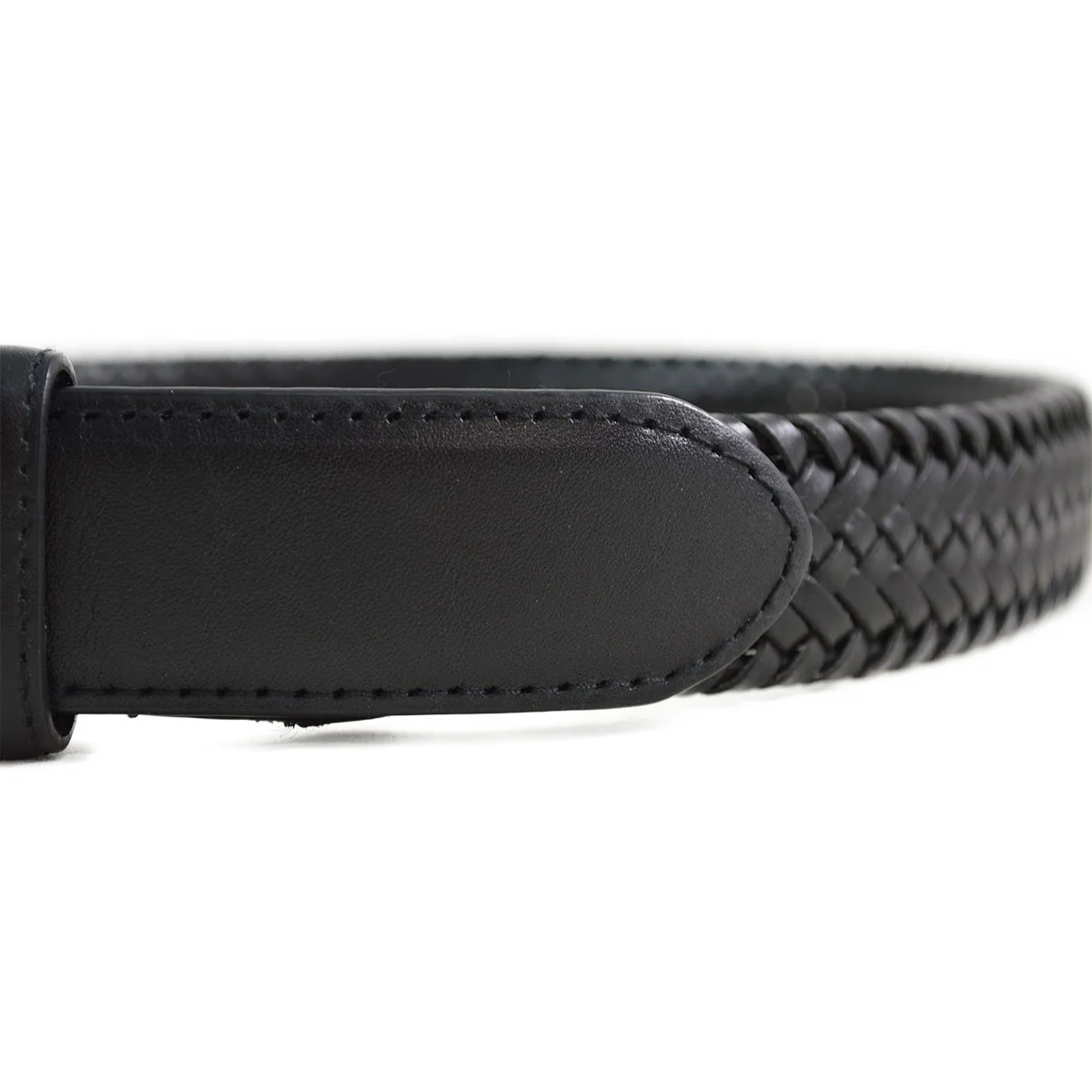 DENTS Plaited Leather Belt - Image 2