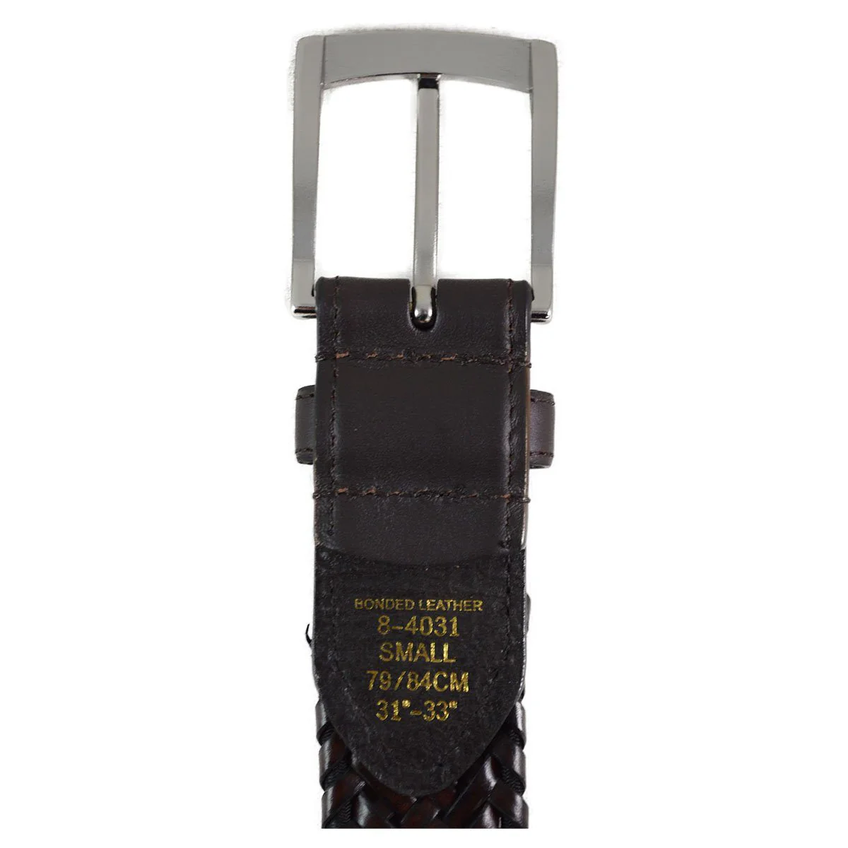 DENTS Plaited Leather Belt - Image 3