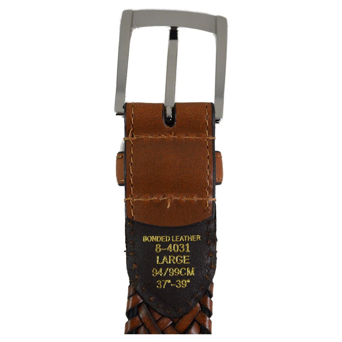 DENTS Plaited Leather Belt - Image 9