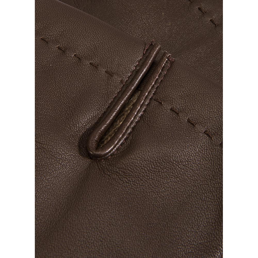 DENTS SHAFTESBURY Cashmere Lined Touchscreen Leather Gloves - Image 4