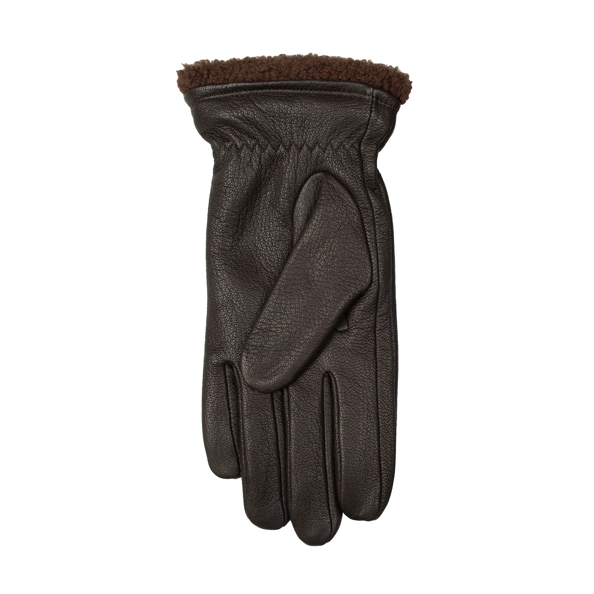 DENTS Shrewsbury Men's Touchscreen Water-Resistant Three-Point Fleece-Lined Imitation Deerskin Leather Gloves - Image 12