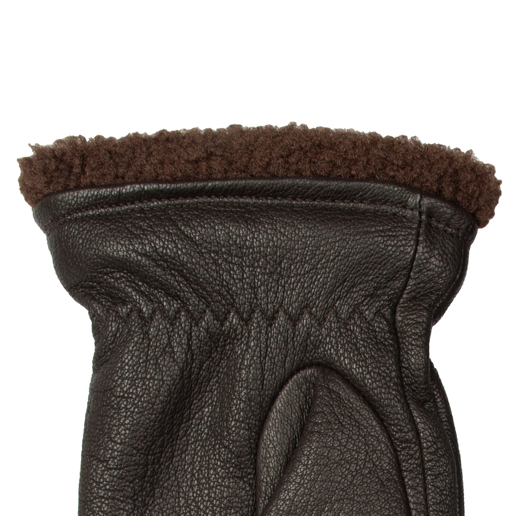 DENTS Shrewsbury Men's Touchscreen Water-Resistant Three-Point Fleece-Lined Imitation Deerskin Leather Gloves - Image 13