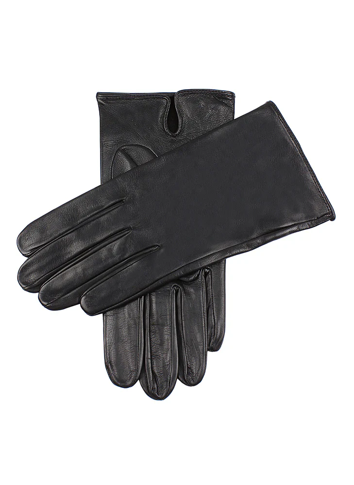 DENTS SKYFALL Bond 007 Black Unlined Leather Gloves