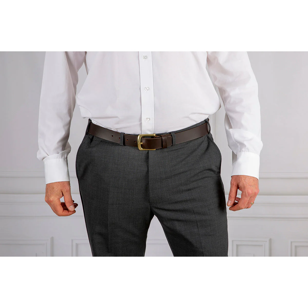 DENTS Smooth Leather Jeans Belt - Image 11