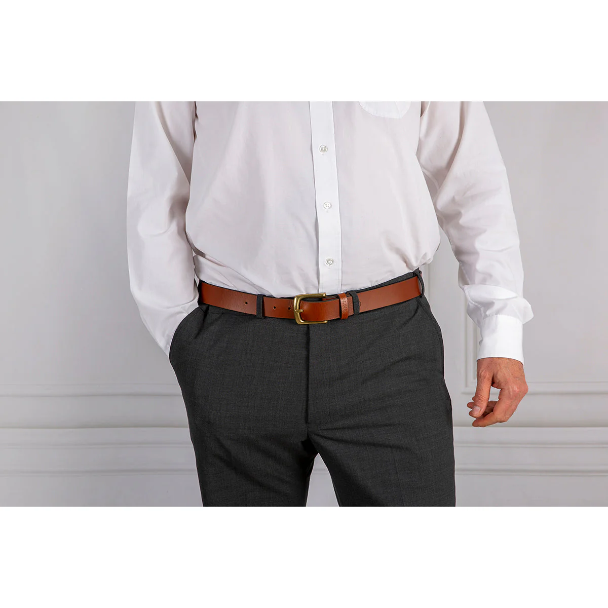 DENTS Smooth Leather Jeans Belt - Image 12