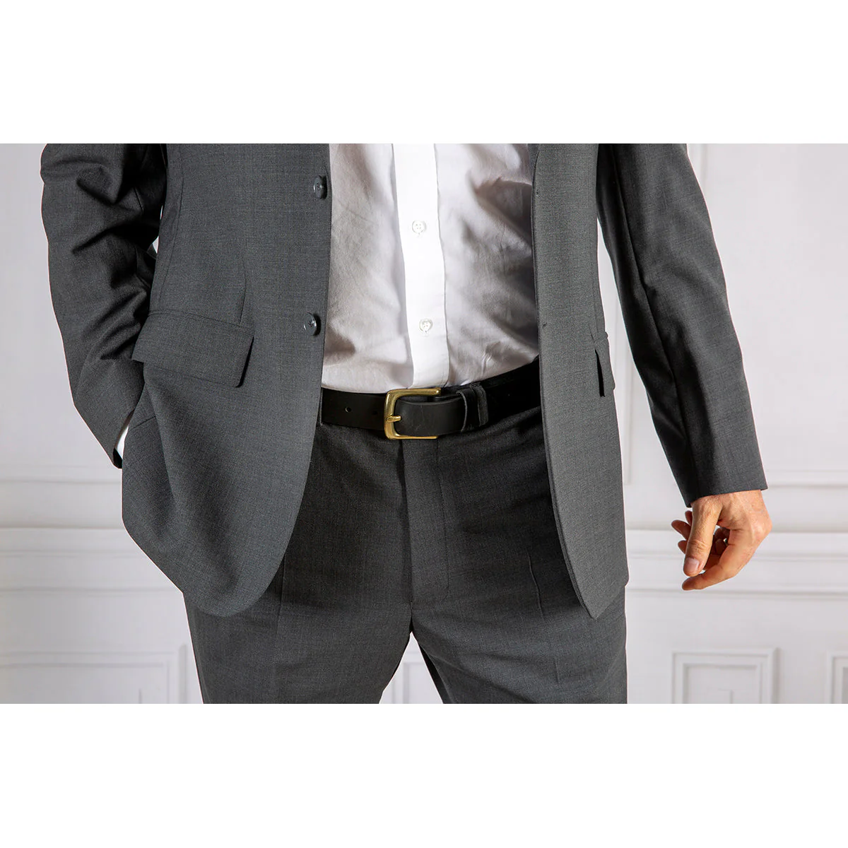 DENTS Smooth Leather Jeans Belt - Image 13