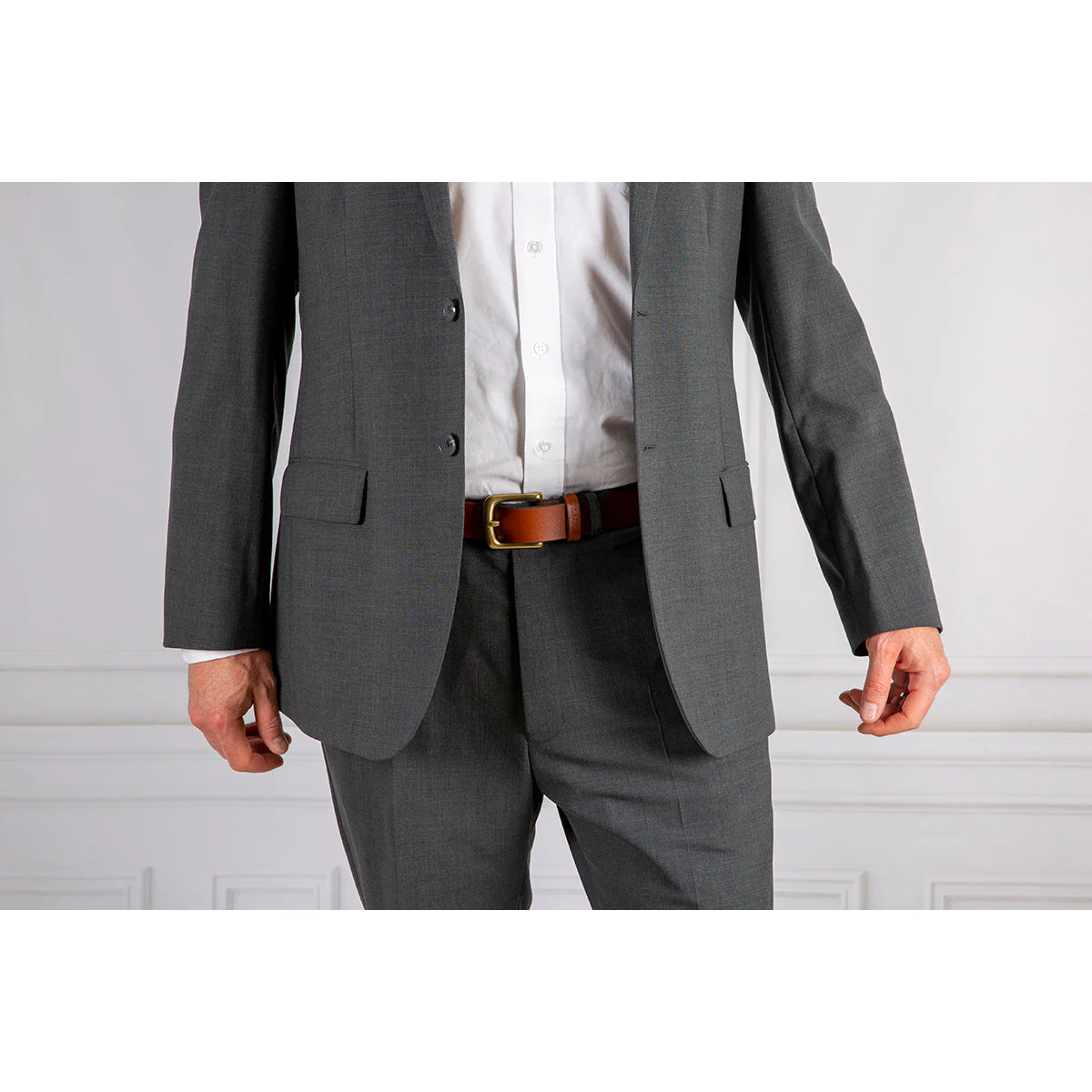 DENTS Smooth Leather Jeans Belt - Image 15