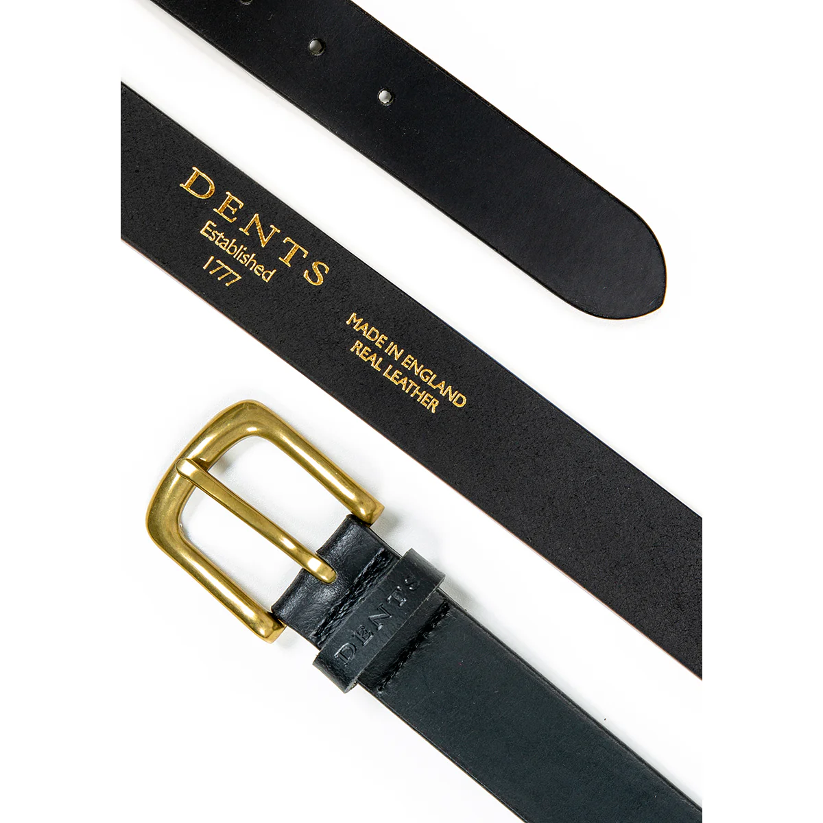 DENTS Smooth Leather Jeans Belt - Image 4