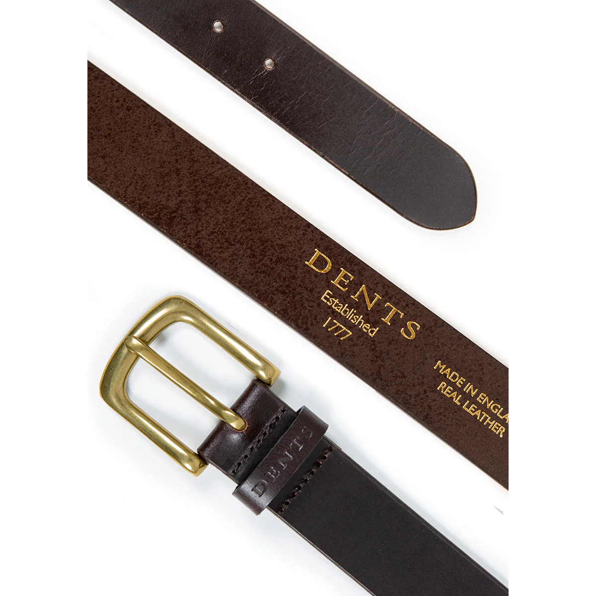 DENTS Smooth Leather Jeans Belt - Image 5