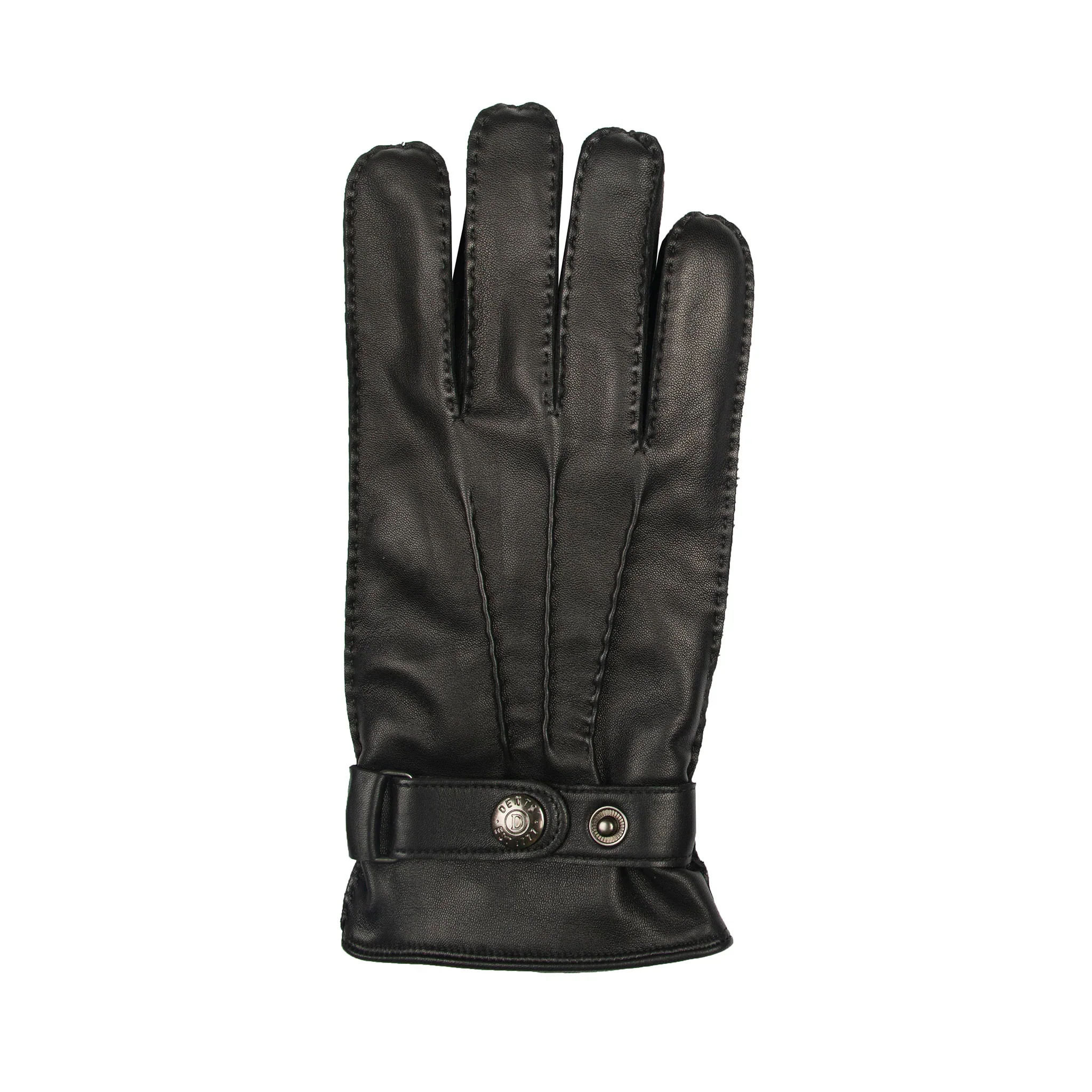 DENTS Tetbury Men's Handsewn Three-Point Wool and Cashmere Blend-Lined Leather Gloves - Image 3