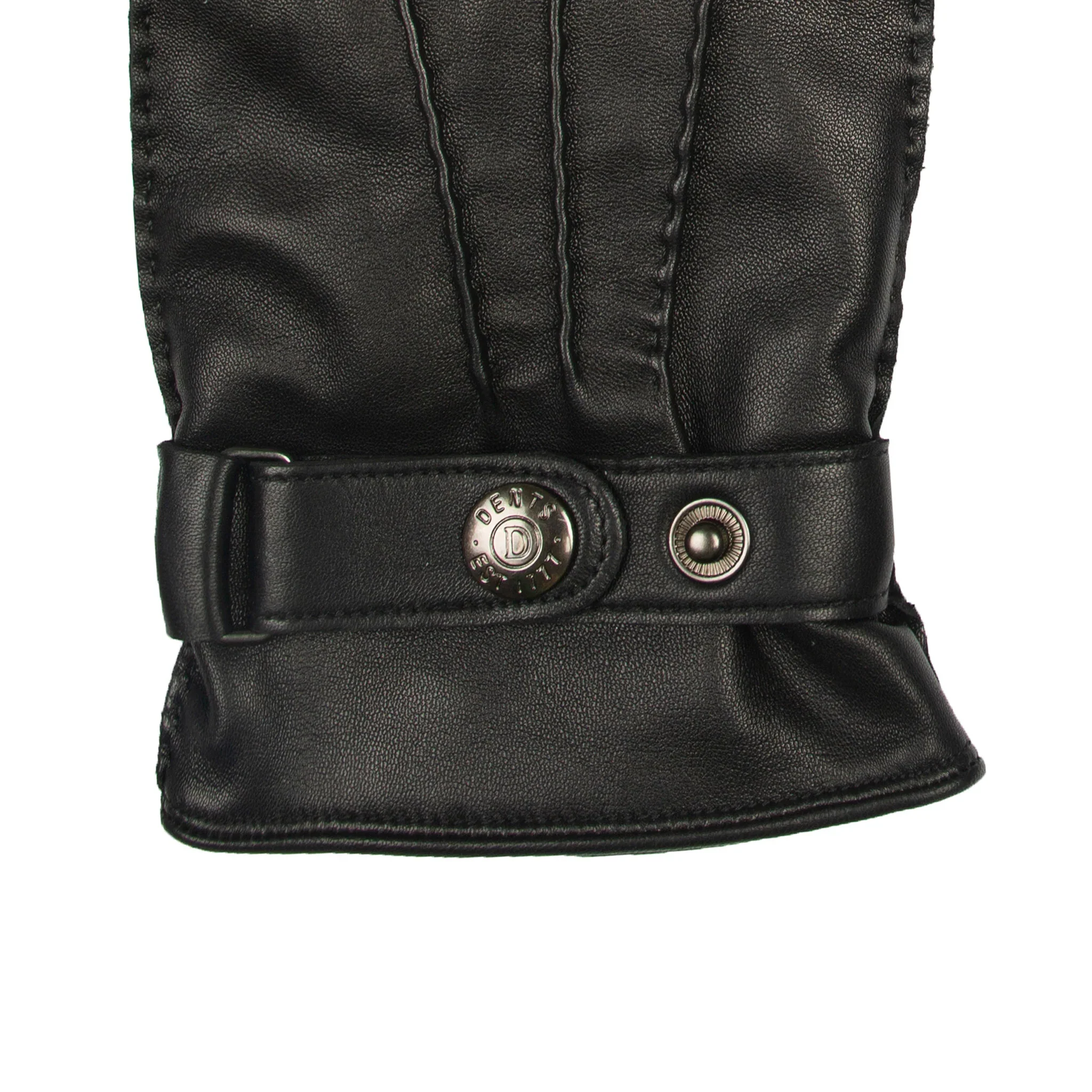 DENTS Tetbury Men's Handsewn Three-Point Wool and Cashmere Blend-Lined Leather Gloves - Image 4