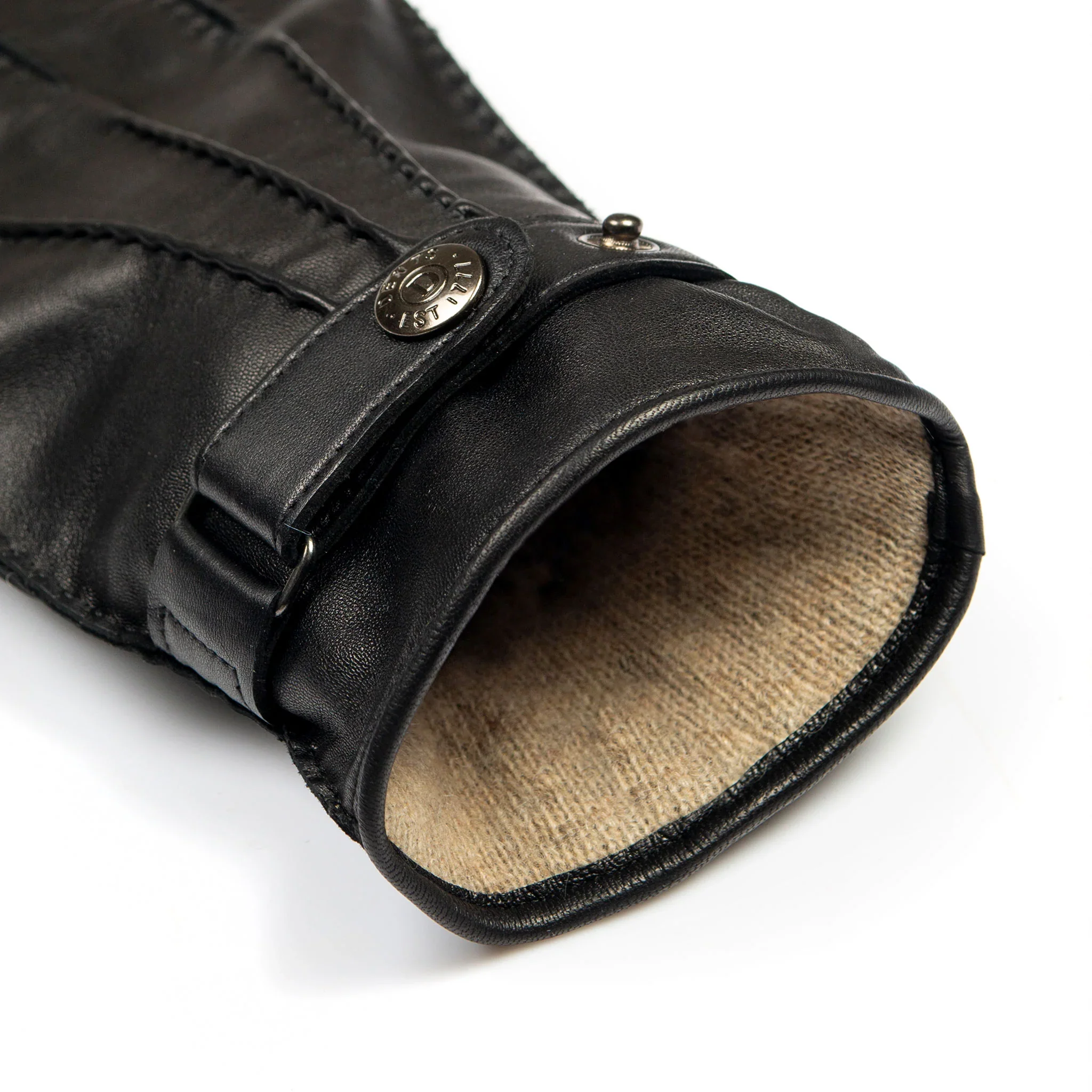 DENTS Tetbury Men's Handsewn Three-Point Wool and Cashmere Blend-Lined Leather Gloves - Image 7