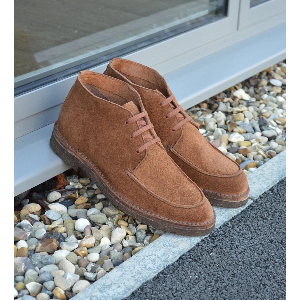 FACTORY SECOND Berwick 1707 Apron Boot (5432) -Reverse Kudu Snuff - Image 10