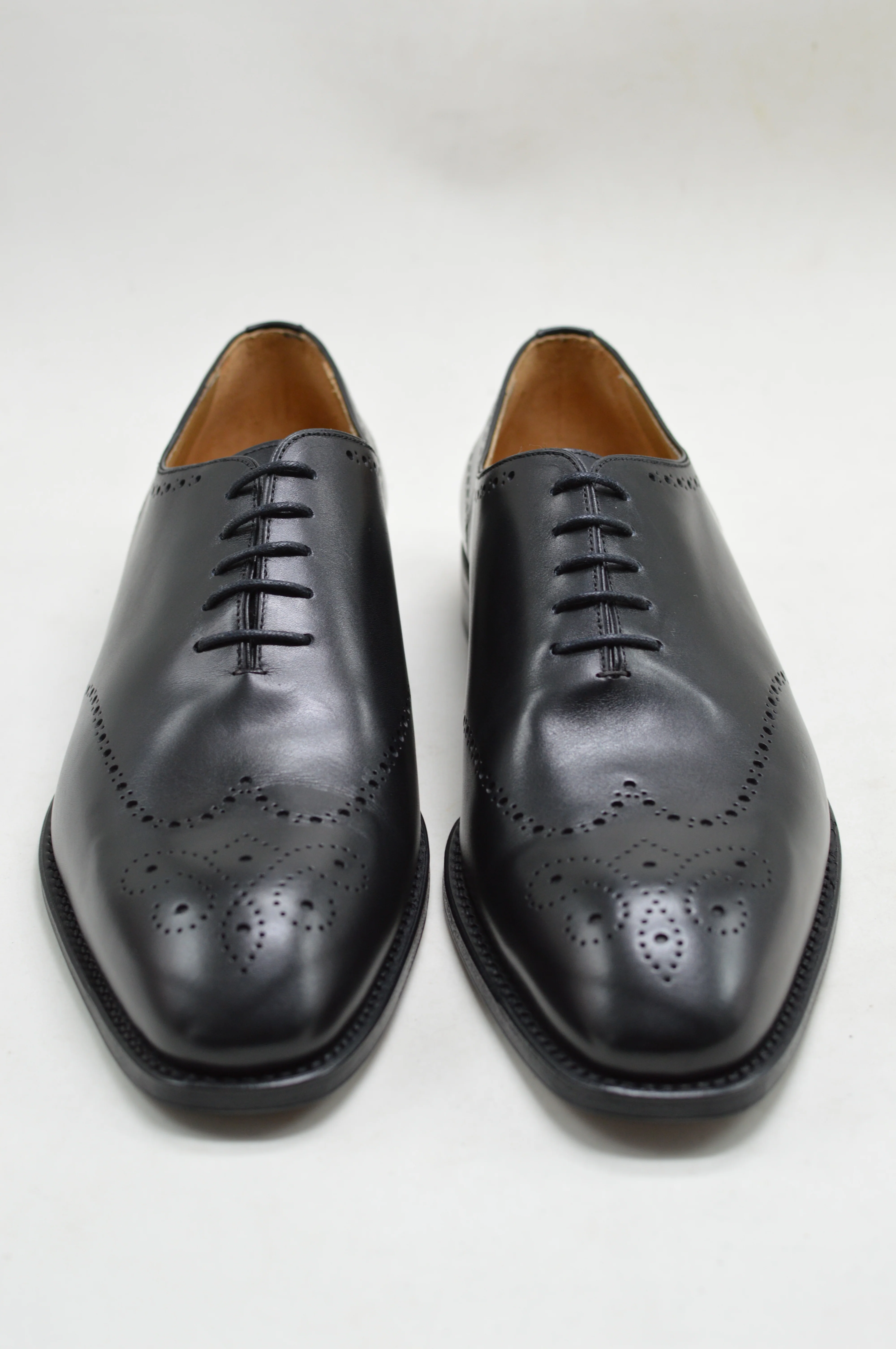 FACTORY SECOND Berwick 1707 Brogue Wholecut (5556) - Black - Image 12