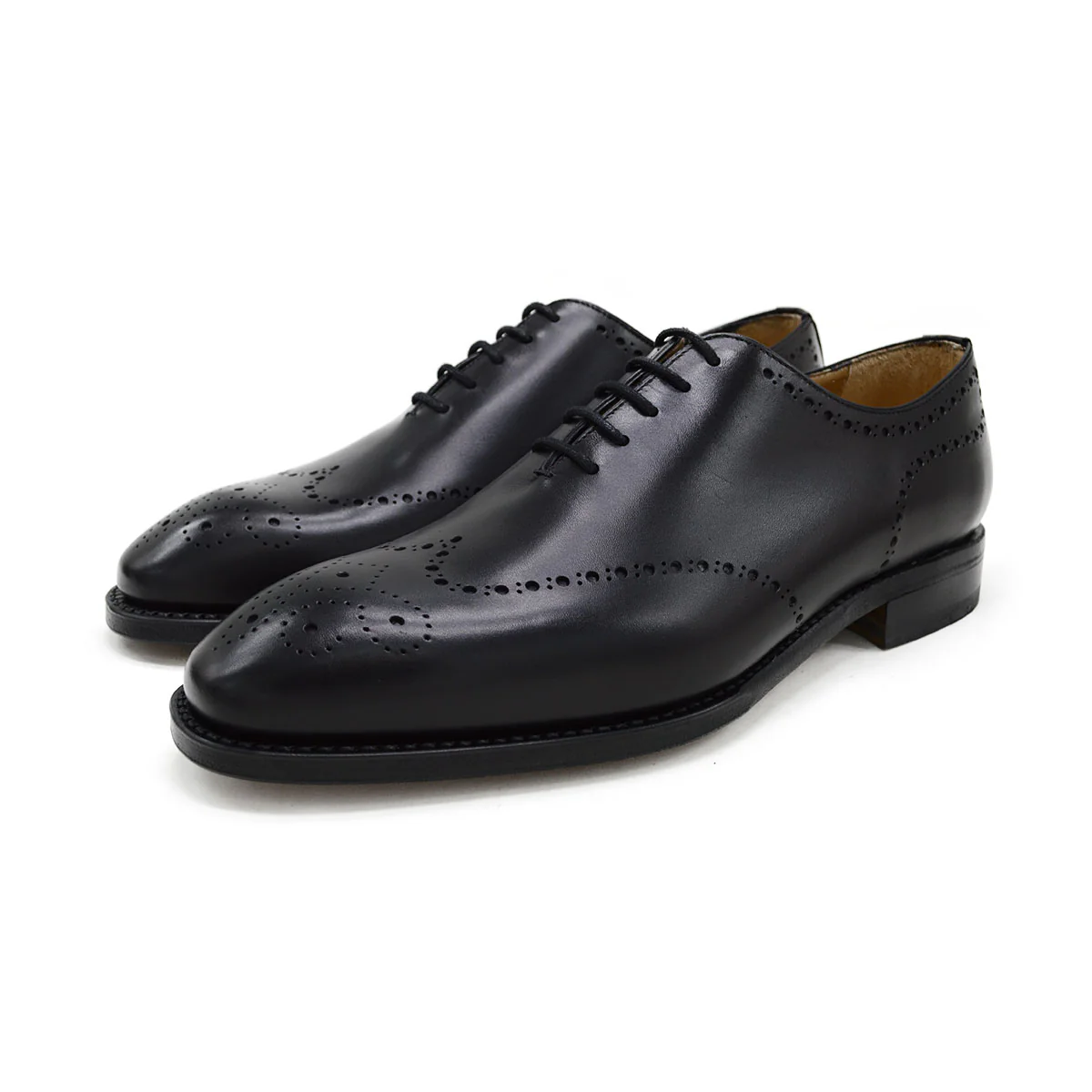 FACTORY SECOND Berwick 1707 Brogue Wholecut (5556) - Black - Image 3