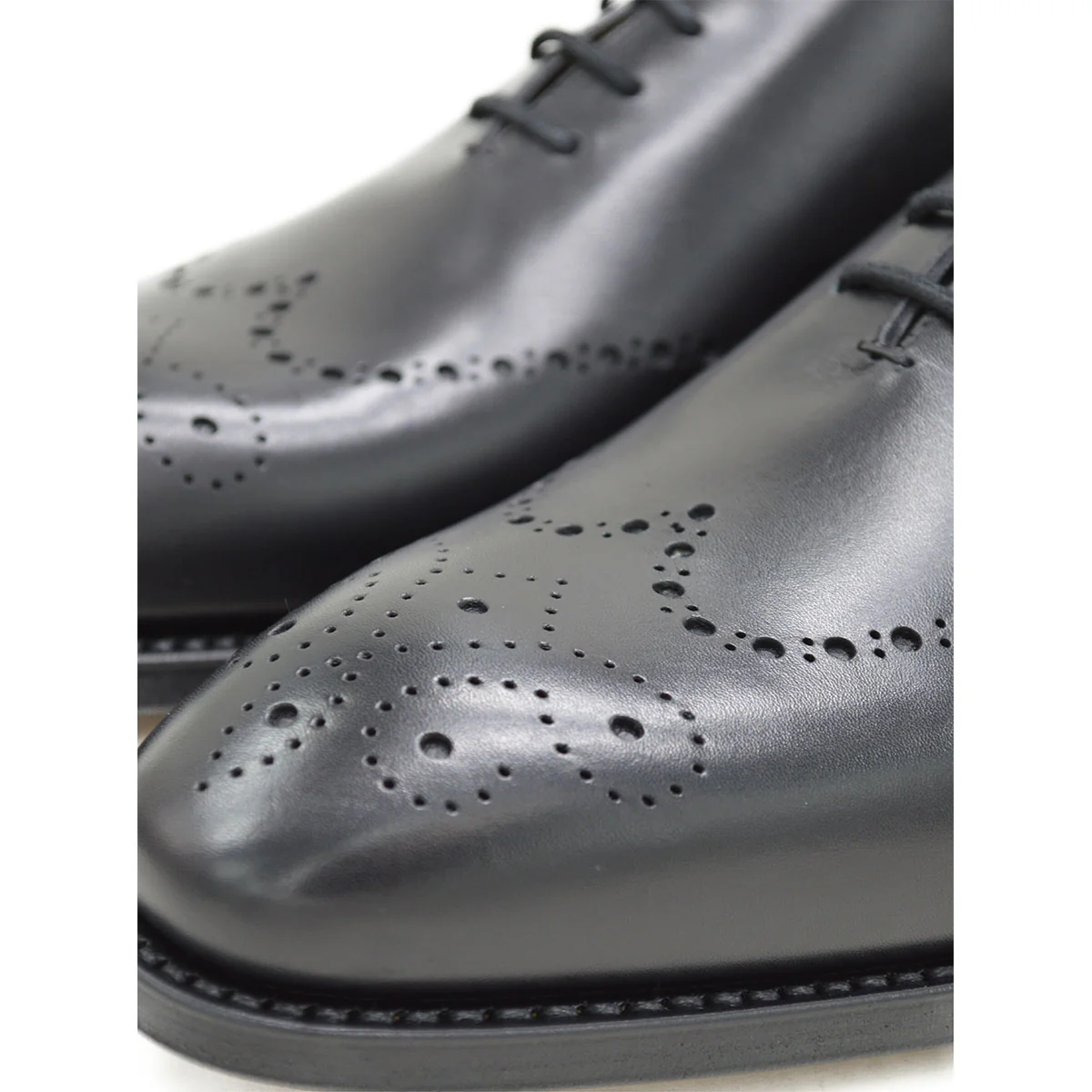 FACTORY SECOND Berwick 1707 Brogue Wholecut (5556) - Black - Image 4