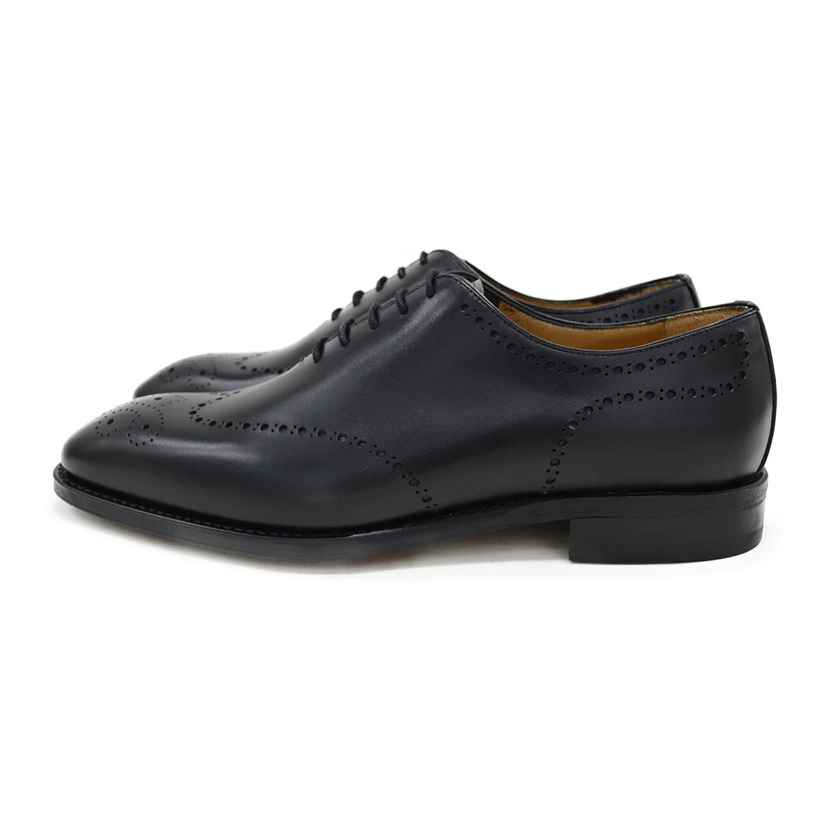 FACTORY SECOND Berwick 1707 Brogue Wholecut (5556) - Black - Image 5