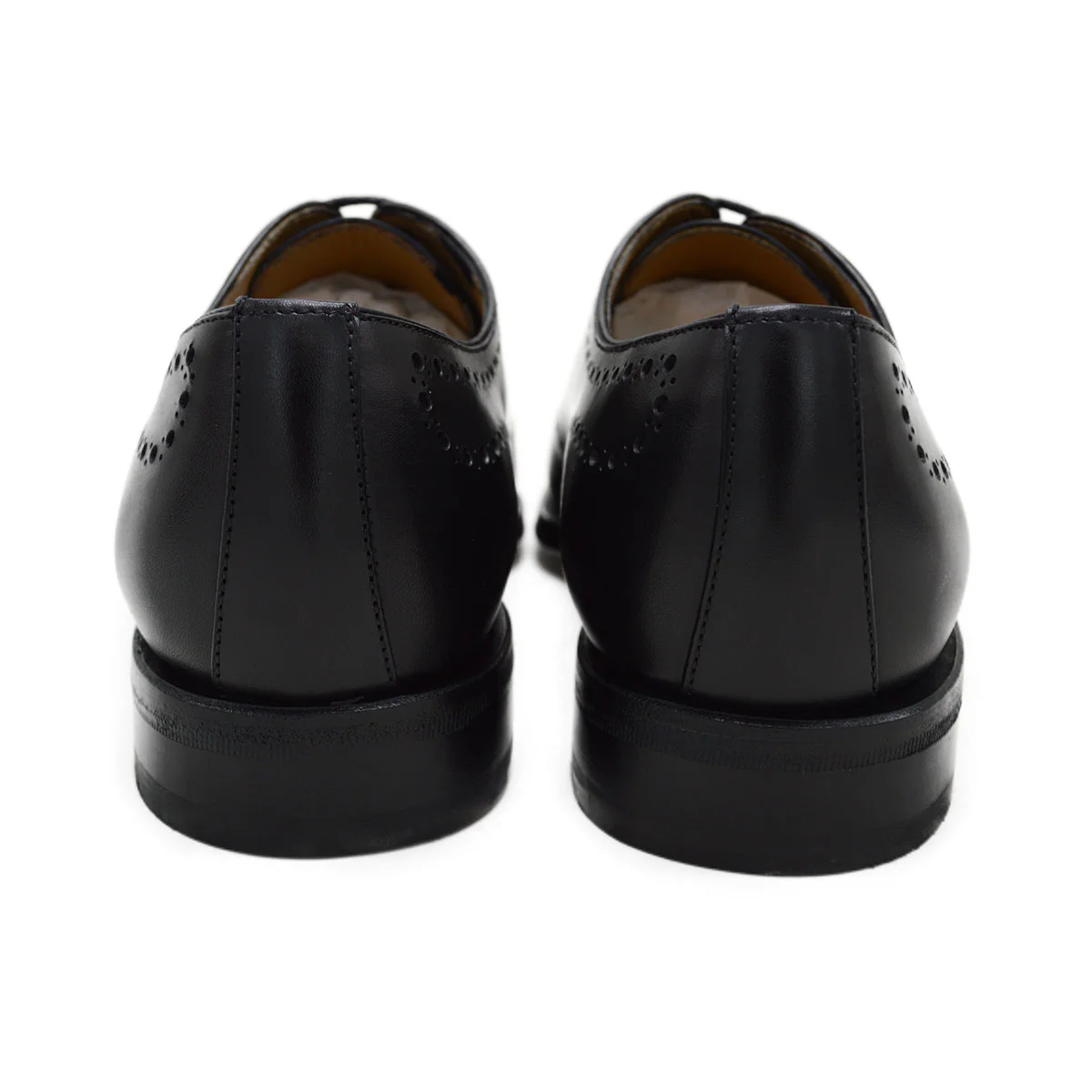 FACTORY SECOND Berwick 1707 Brogue Wholecut (5556) - Black - Image 6