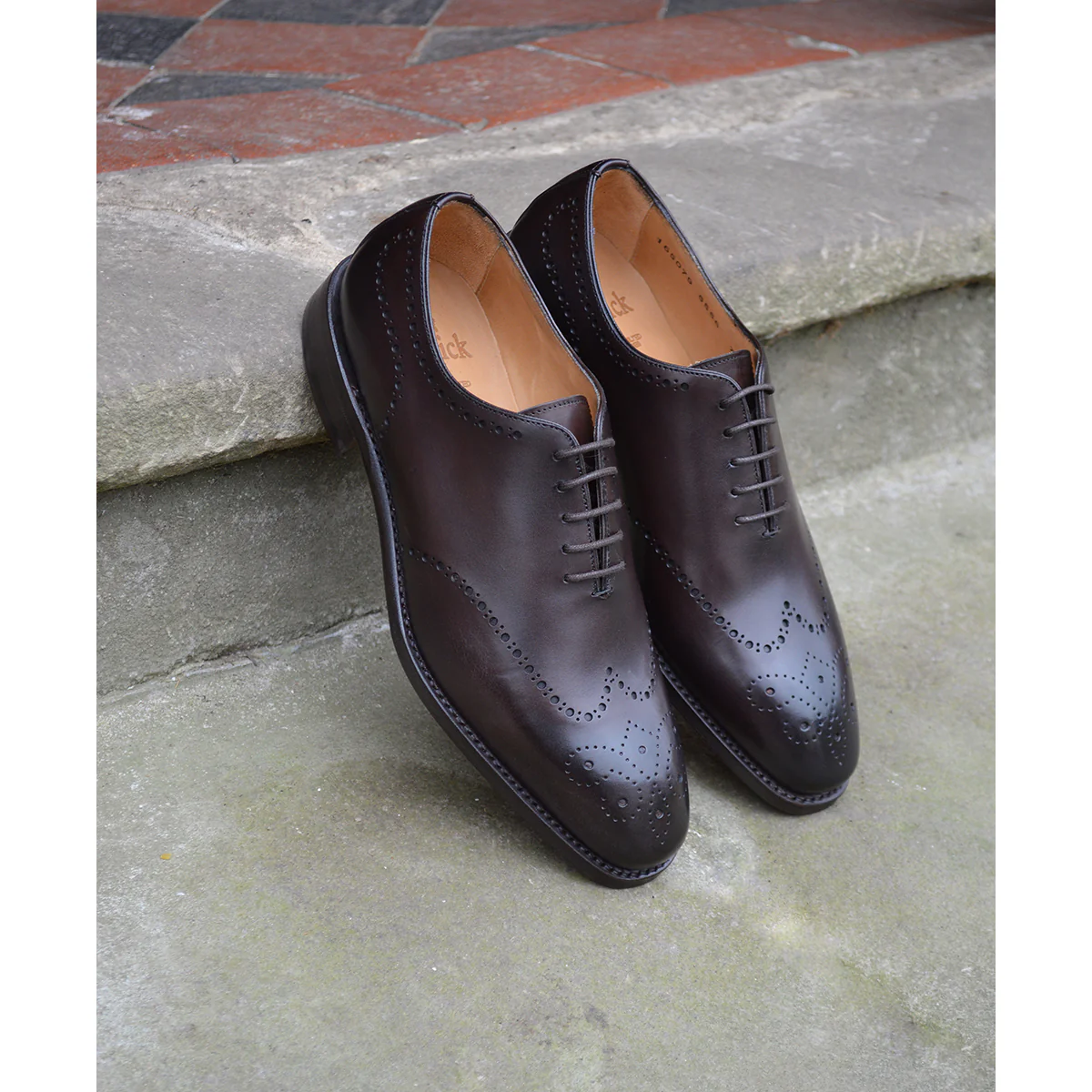 FACTORY SECOND Berwick 1707 Brogue Wholecut (5556) - Moka - Image 11
