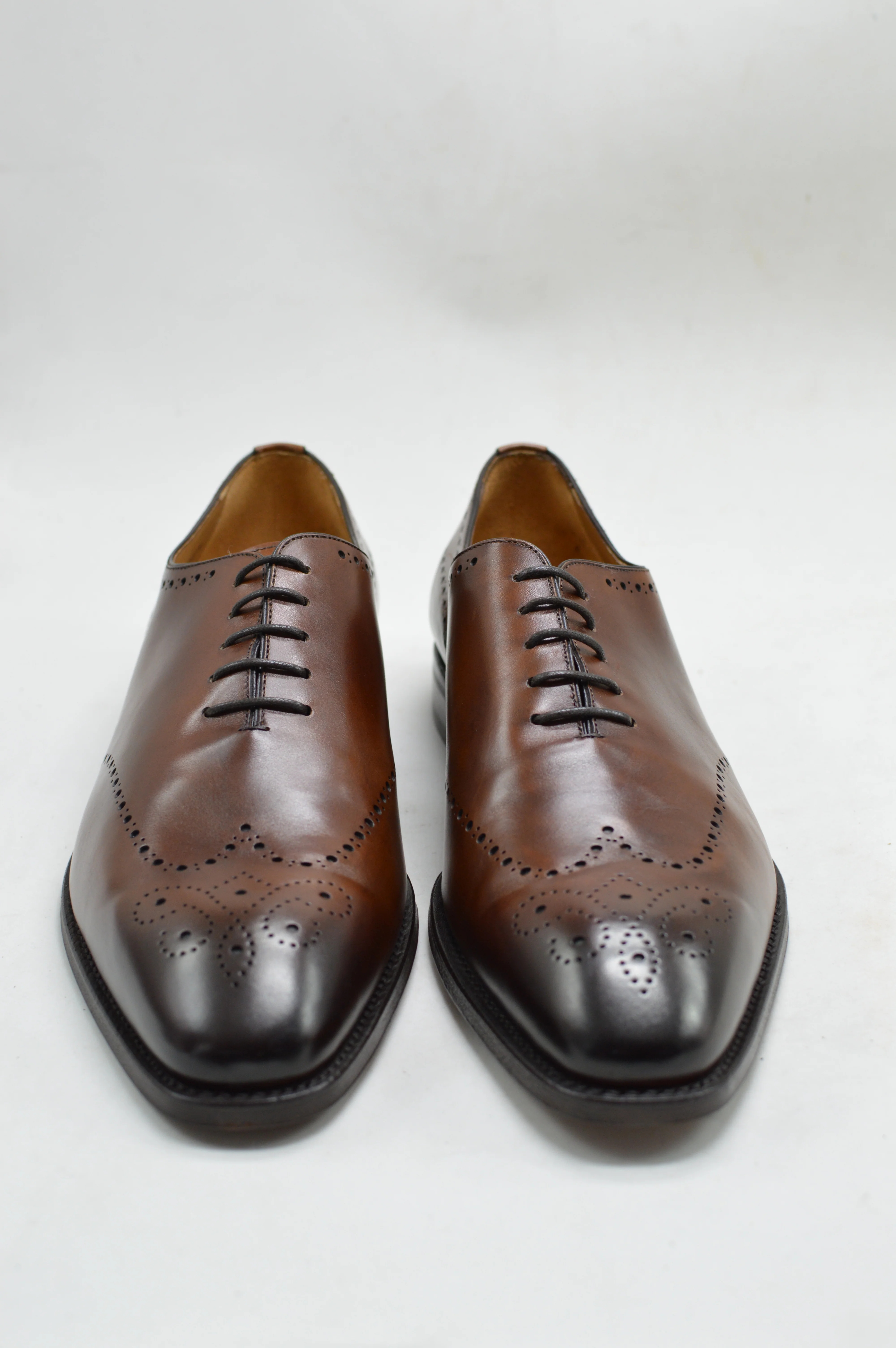 FACTORY SECOND Berwick 1707 Brogue Wholecut (5556) - Moka - Image 13