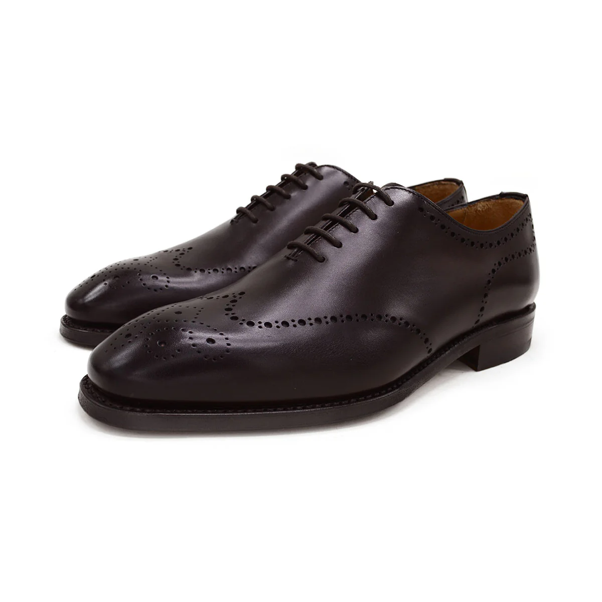 FACTORY SECOND Berwick 1707 Brogue Wholecut (5556) - Moka - Image 3