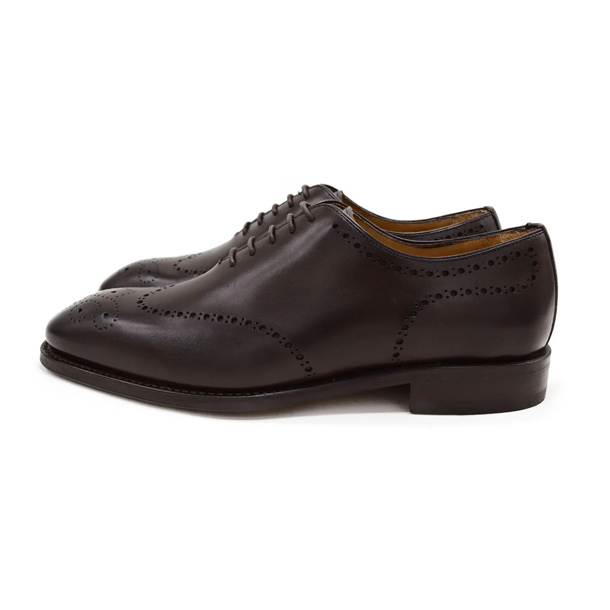 FACTORY SECOND Berwick 1707 Brogue Wholecut (5556) - Moka - Image 5