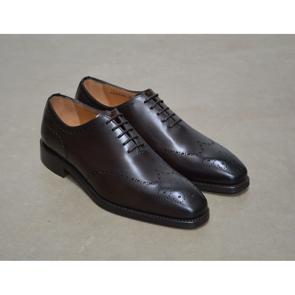 FACTORY SECOND Berwick 1707 Brogue Wholecut (5556) - Moka - Image 8
