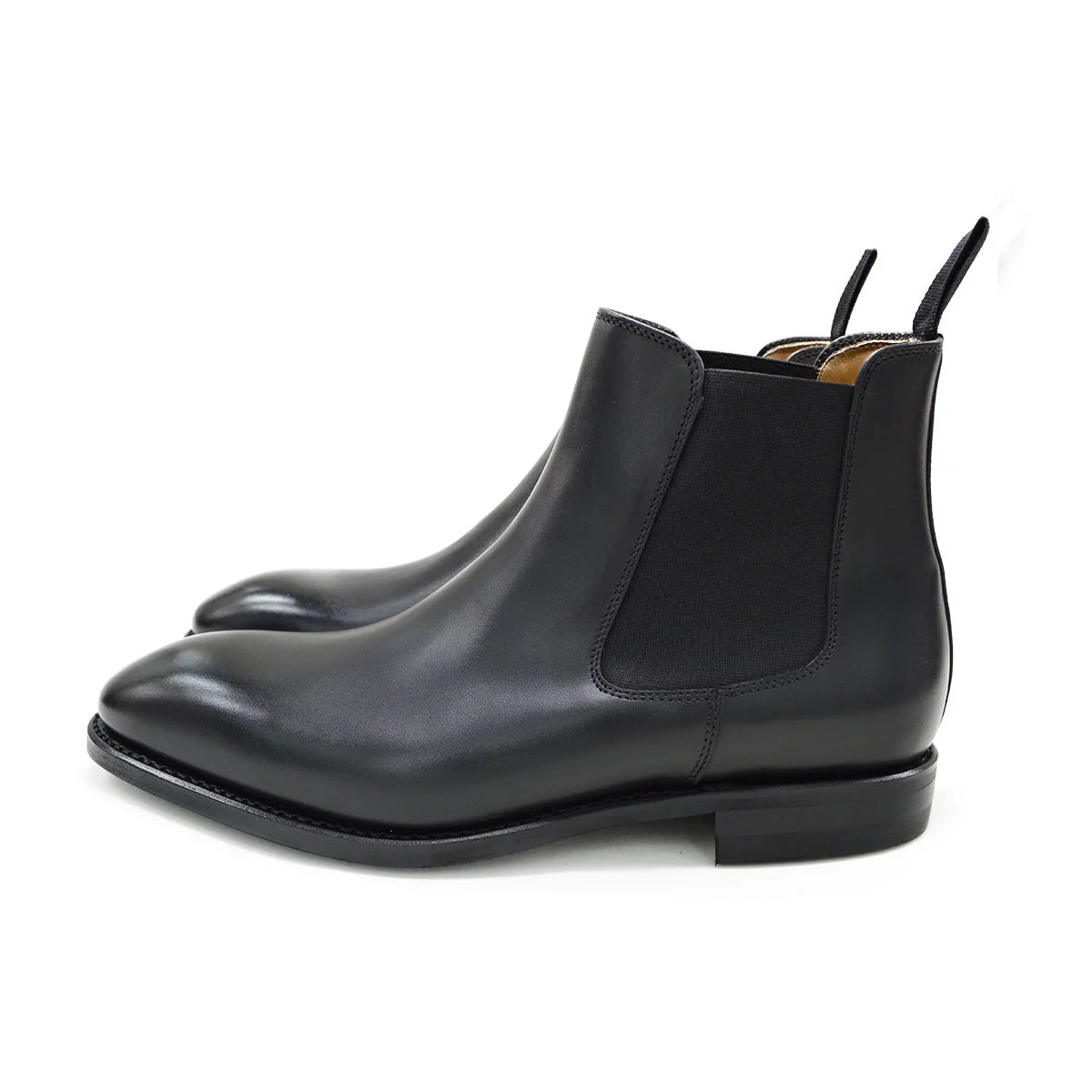 FACTORY SECOND Berwick 1707 Chelsea Boot (475)- Black - Image 5