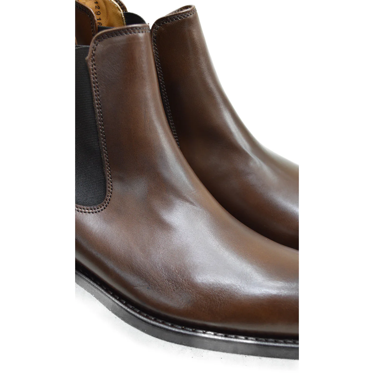 FACTORY SECOND Berwick 1707 Chelsea Boot (475) - Dark Brown - Image 14