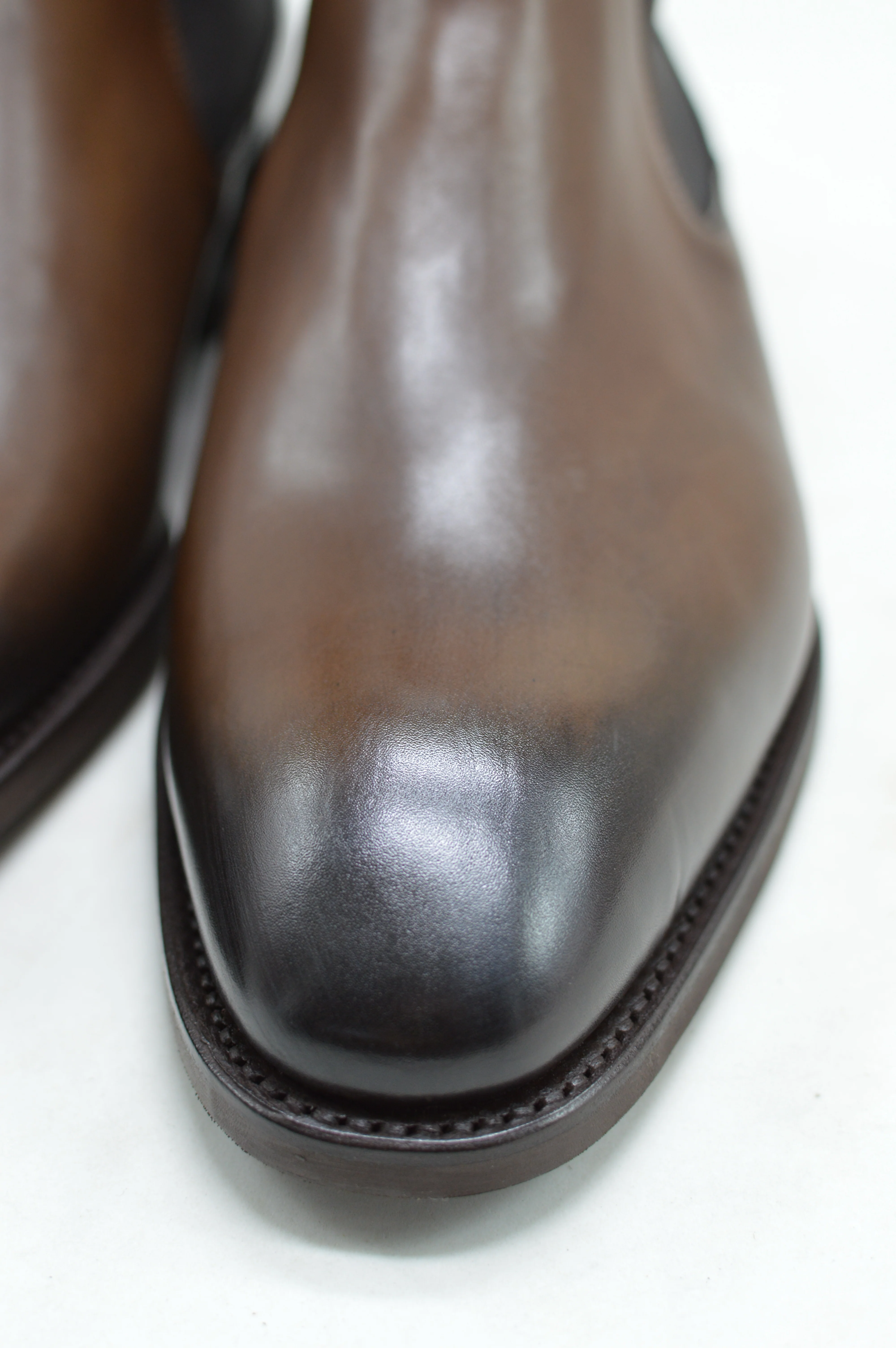 FACTORY SECOND Berwick 1707 Chelsea Boot (475) - Dark Brown - Image 15