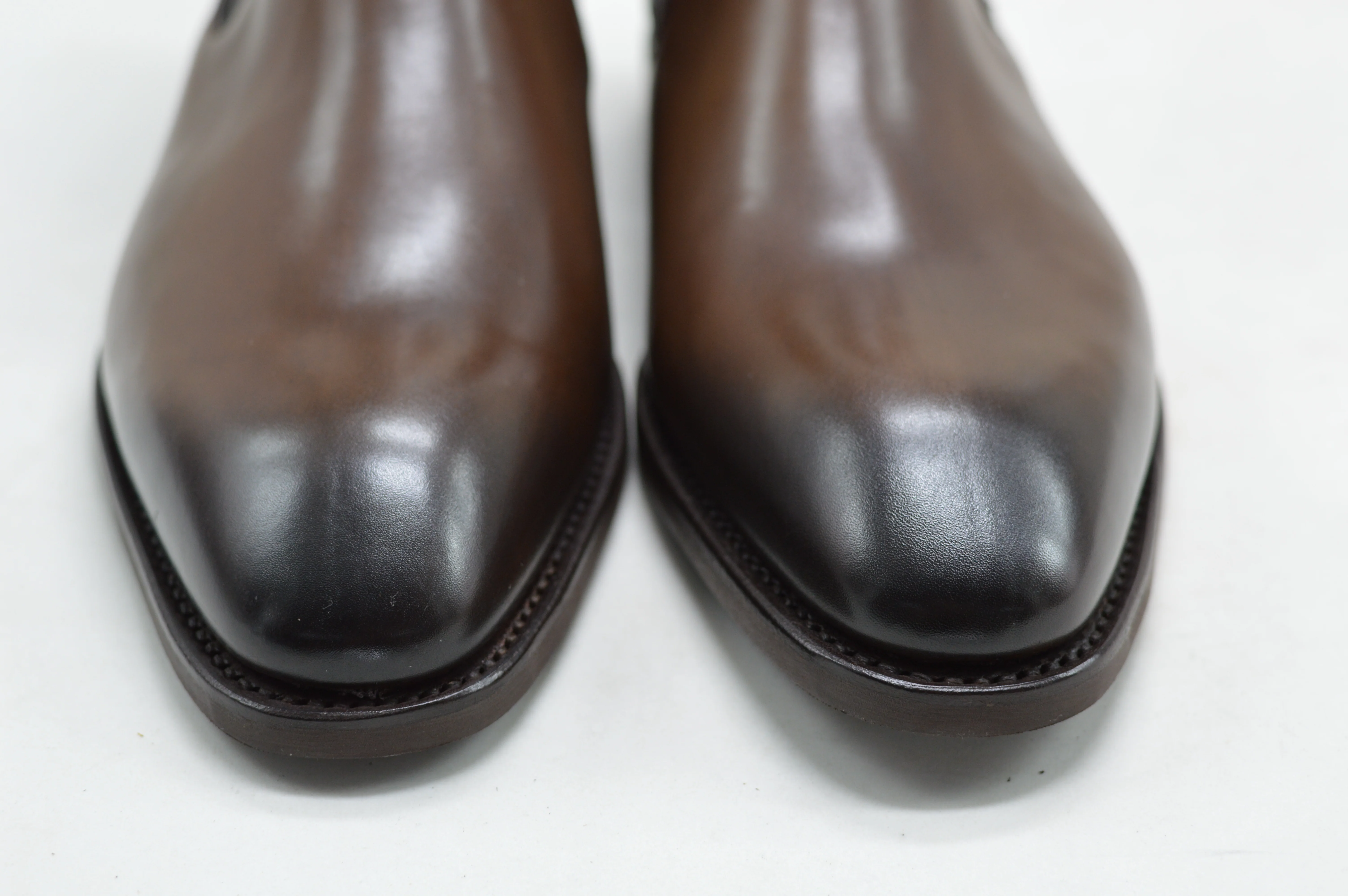 FACTORY SECOND Berwick 1707 Chelsea Boot (475) - Dark Brown - Image 16