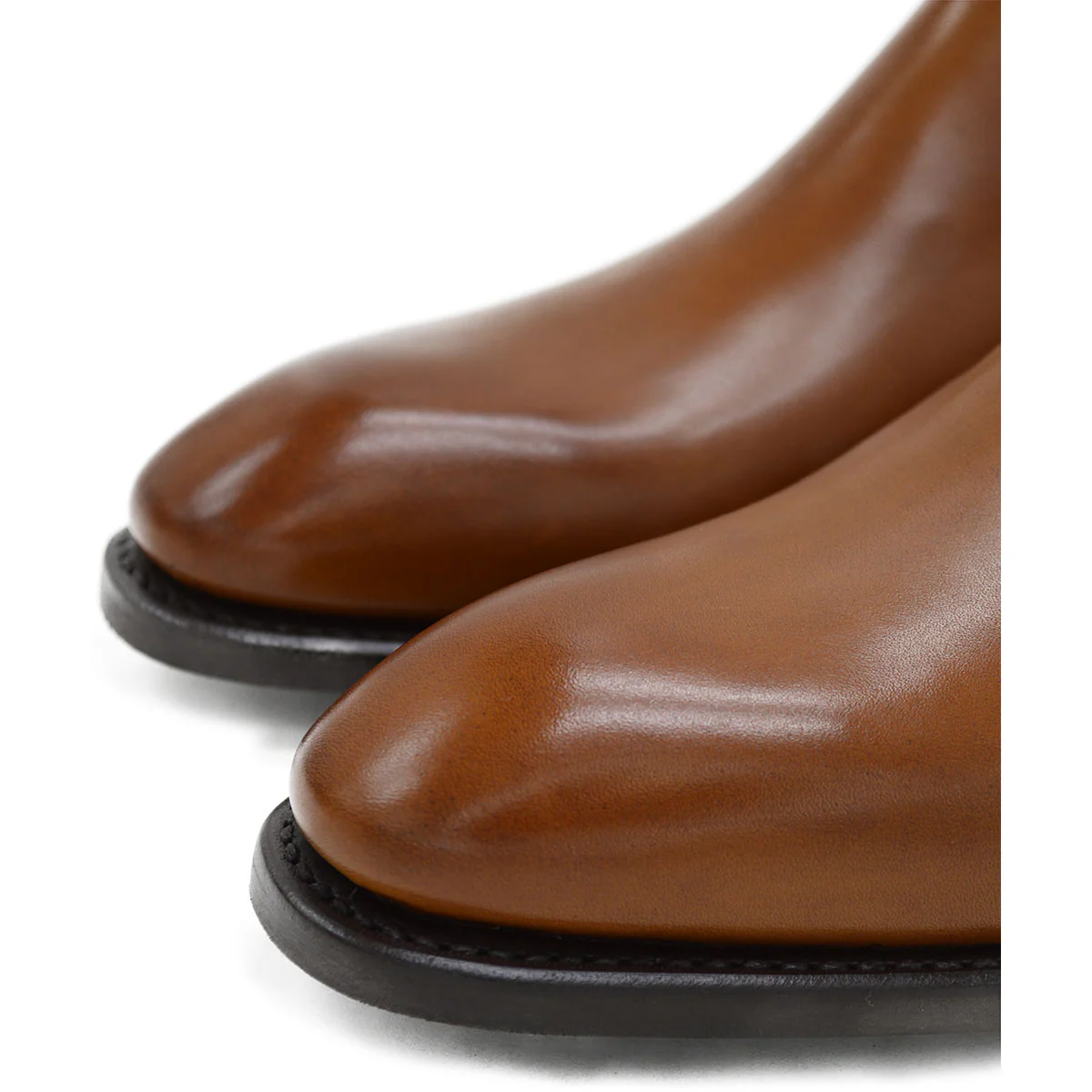 FACTORY SECOND Berwick 1707 Chelsea Boot (475)- Vegano Tan - Image 4