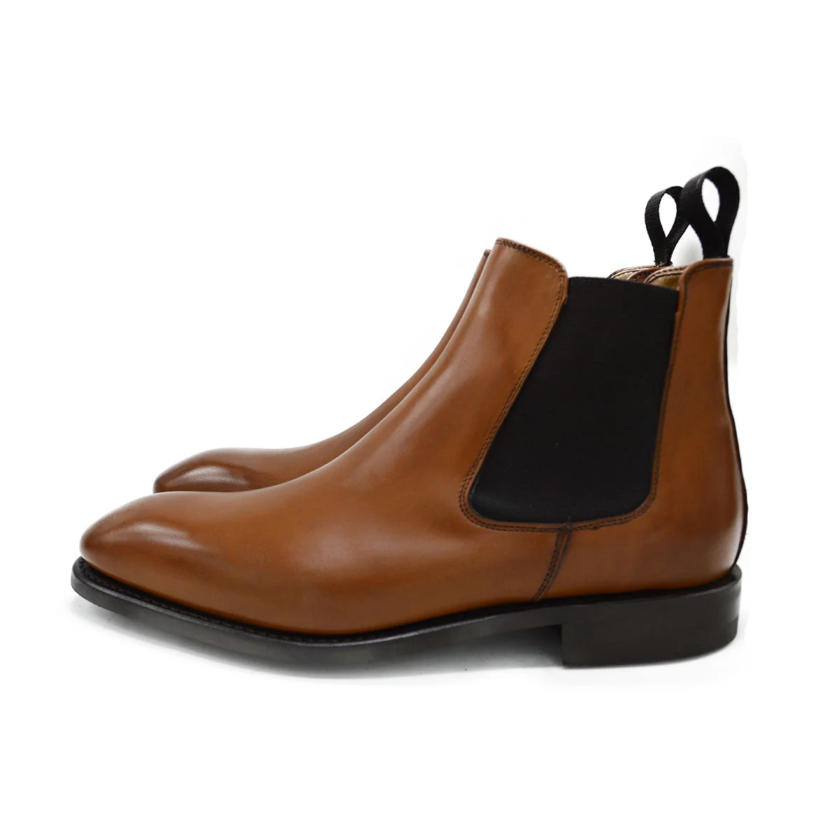 FACTORY SECOND Berwick 1707 Chelsea Boot (475)- Vegano Tan - Image 5