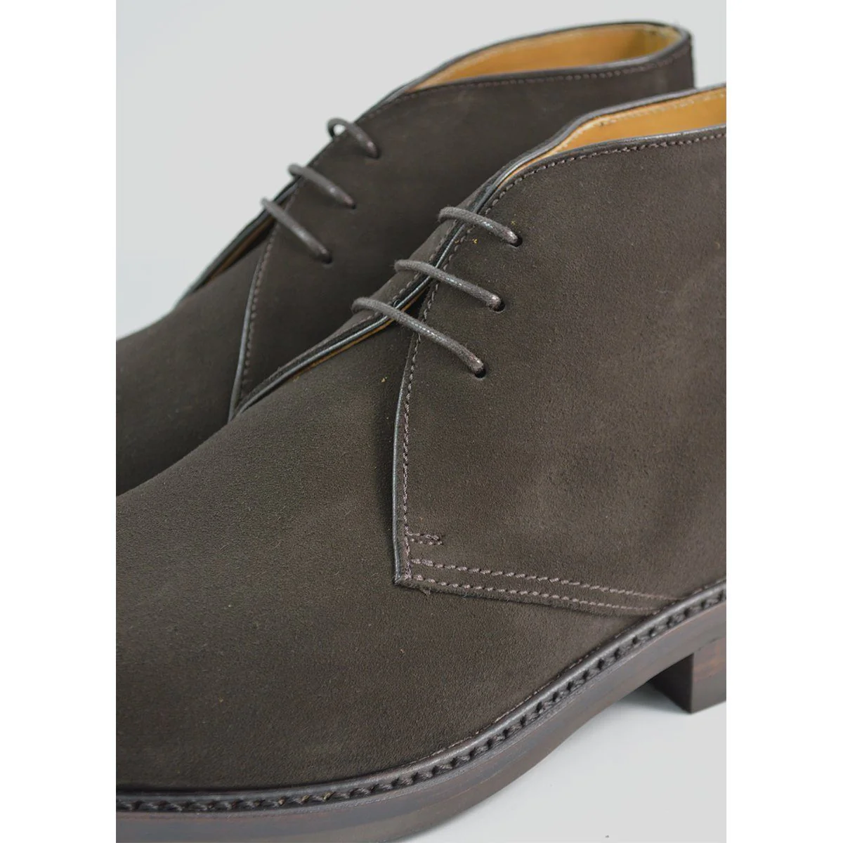 Berwick 1707 Chukka Boot (320) - Dark Brown Suede - Image 6