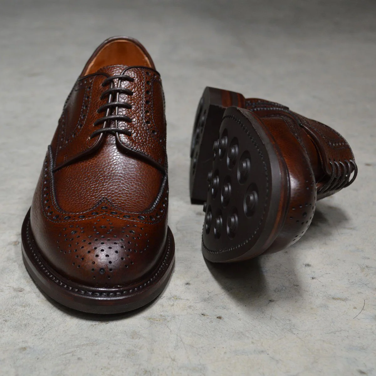 FACTORY SECOND Berwick 1707 Country Grain Brogue Shoe (4170) - Image 11
