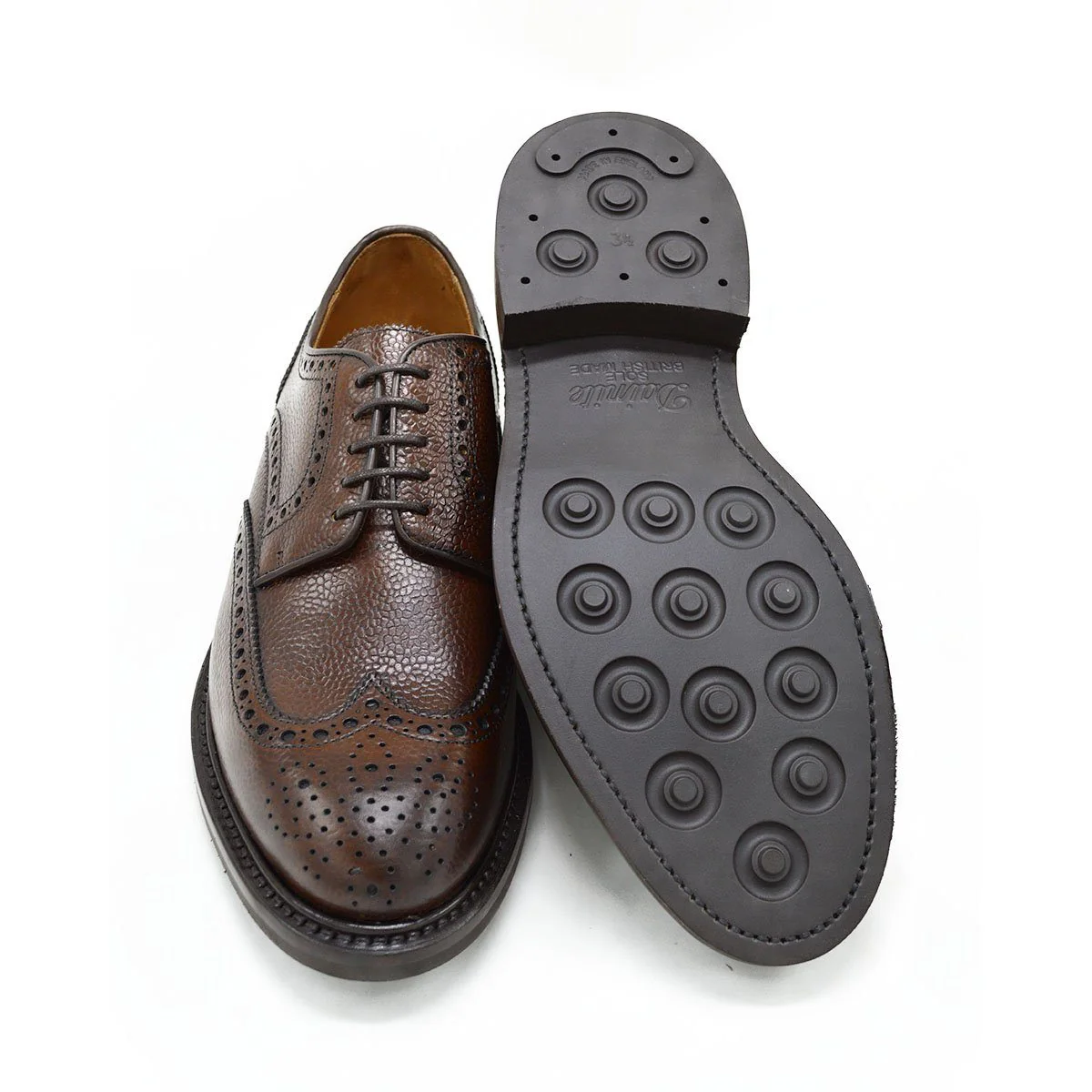 FACTORY SECOND Berwick 1707 Country Grain Brogue Shoe (4170) - Image 2
