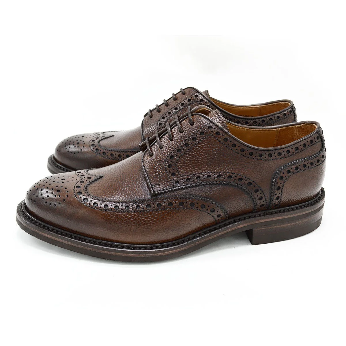 FACTORY SECOND Berwick 1707 Country Grain Brogue Shoe (4170) - Image 3