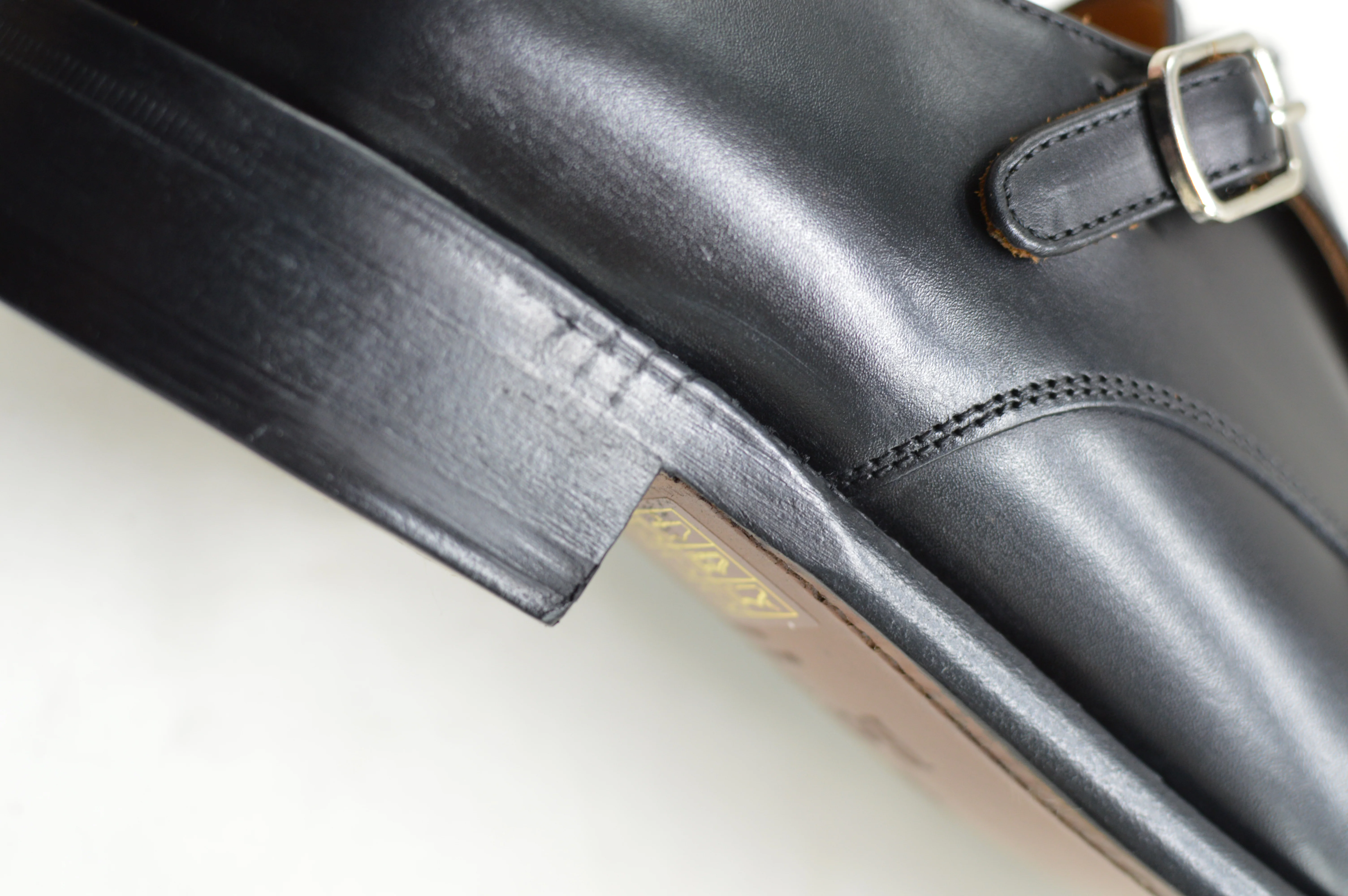 FACTORY SECOND Berwick 1707 Double Monk (5212)- Black Boxcalf - Image 13