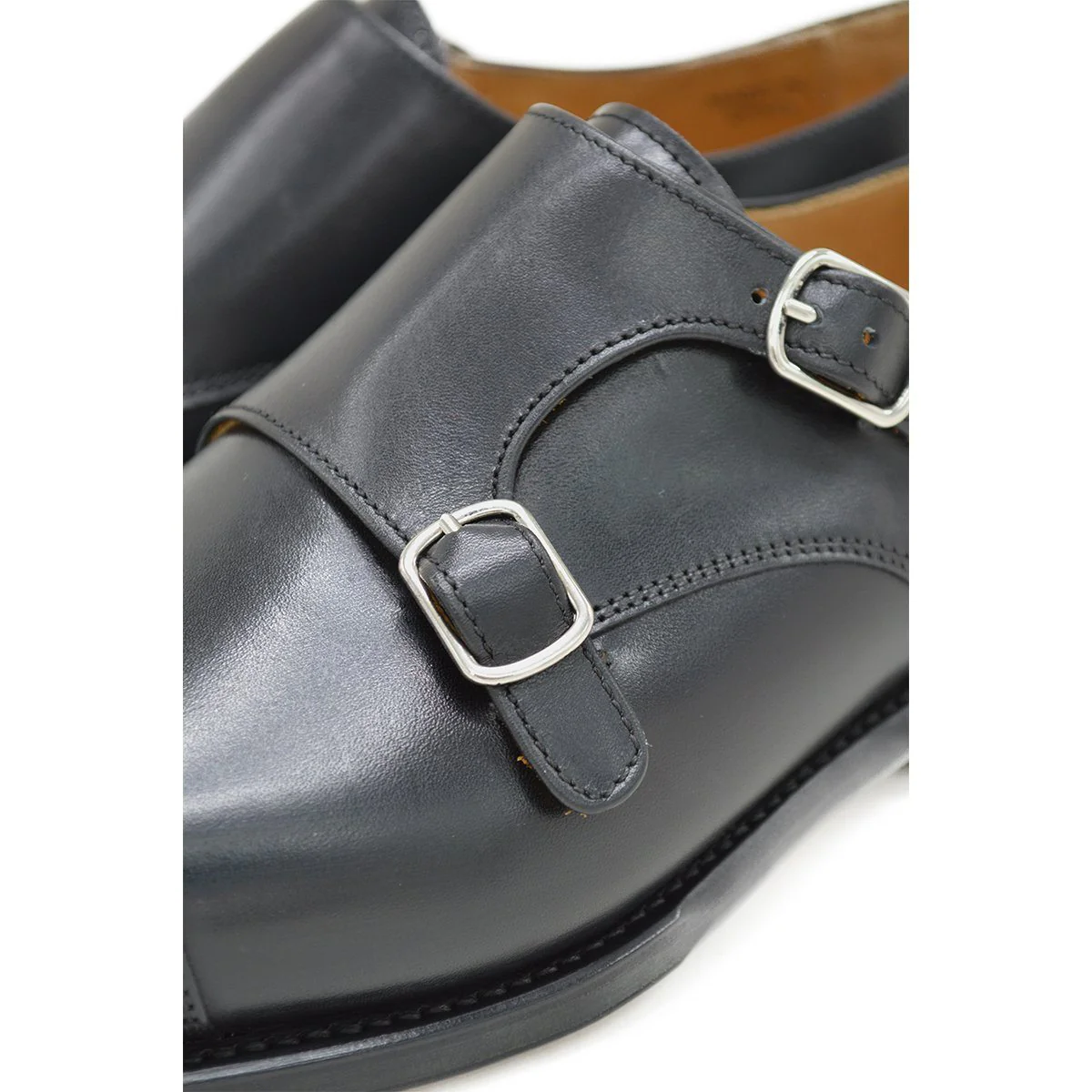 FACTORY SECOND Berwick 1707 Double Monk (5212)- Black Boxcalf - Image 4