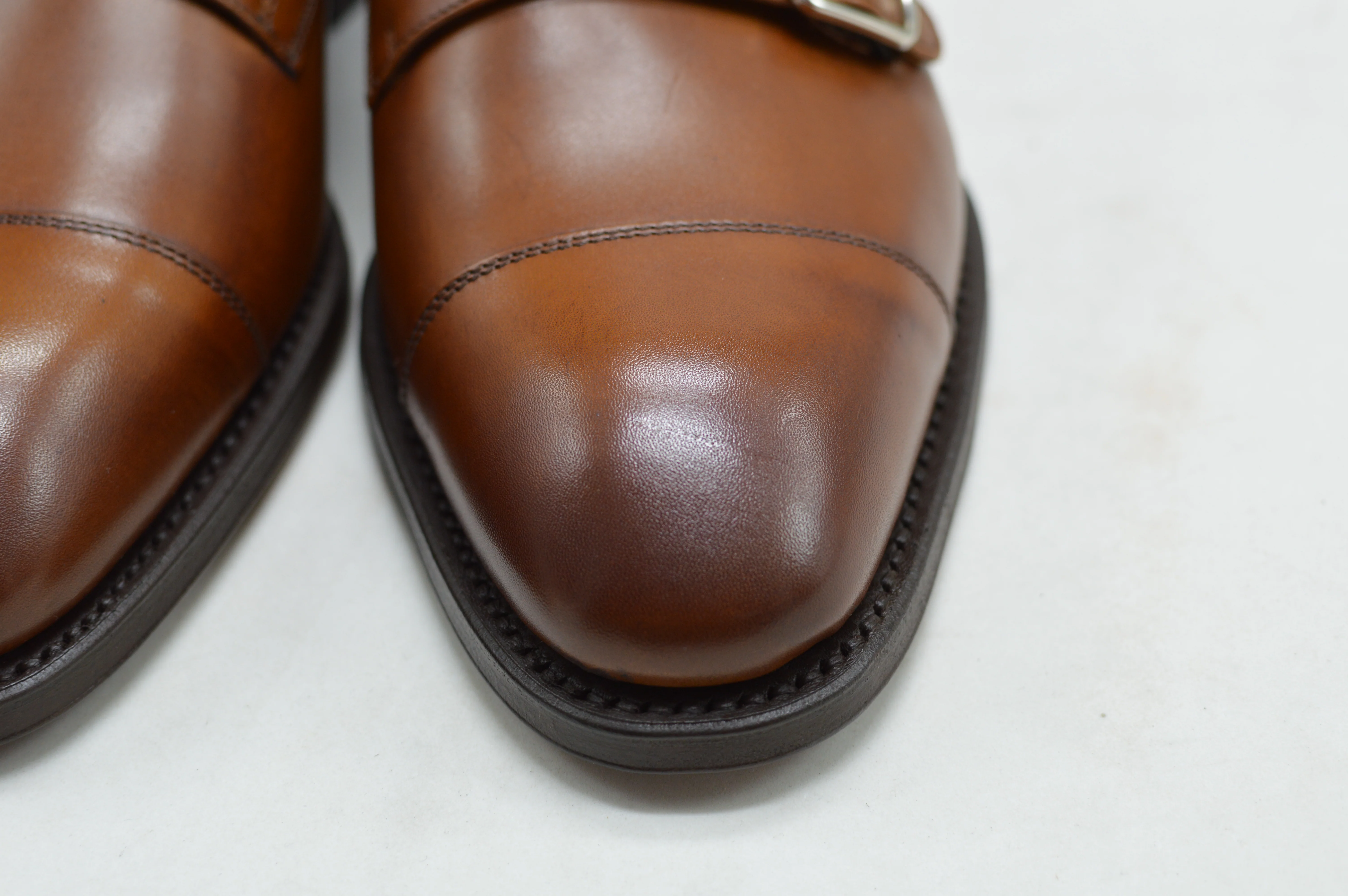 FACTORY SECOND Berwick 1707 Double Monk (5212)- Tan - Image 16