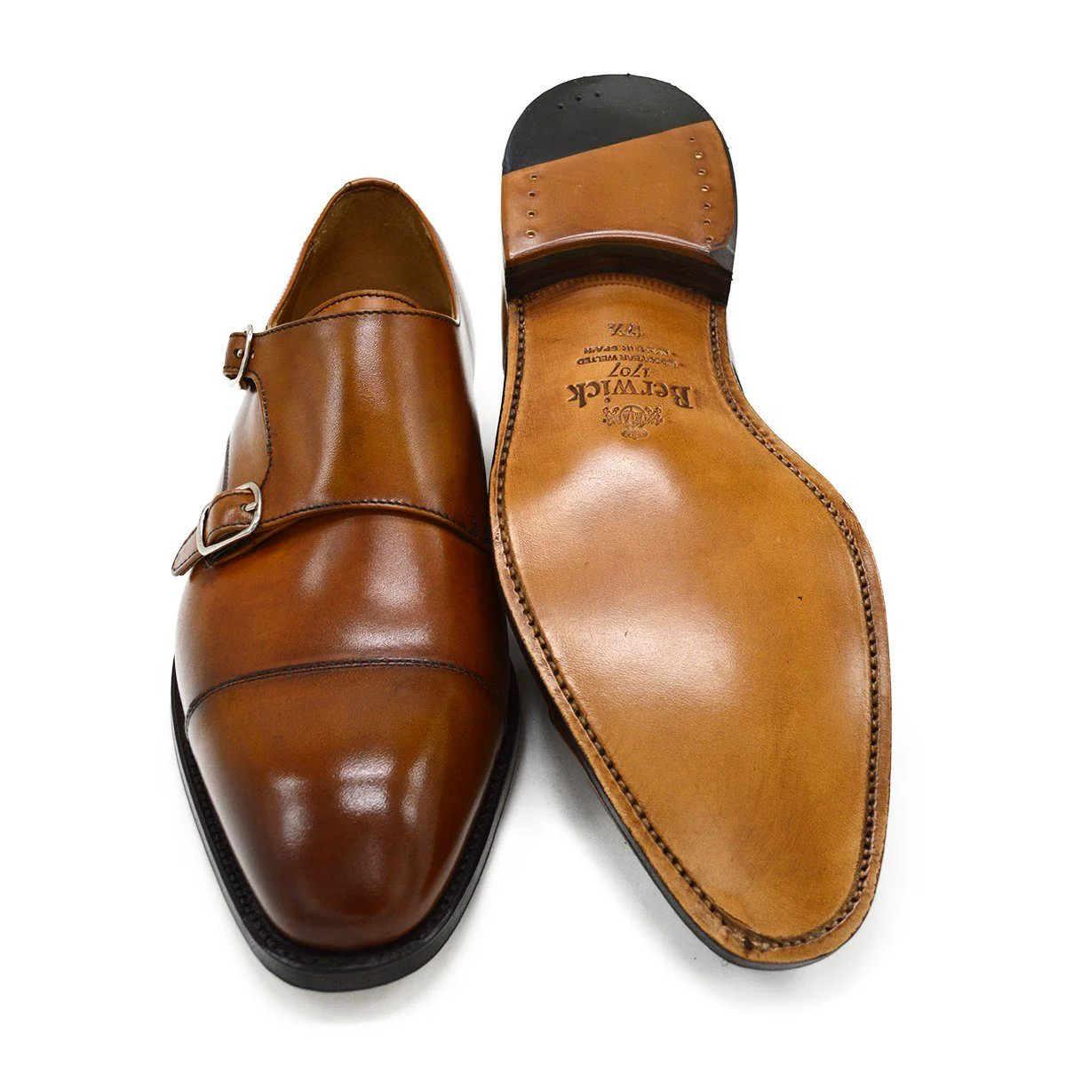 FACTORY SECOND Berwick 1707 Double Monk (5212)- Tan - Image 2