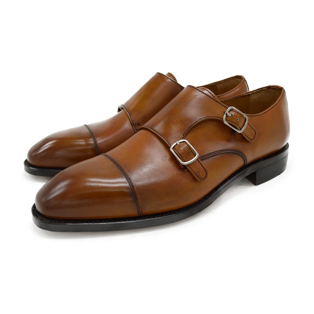 FACTORY SECOND Berwick 1707 Double Monk (5212)- Tan - Image 3