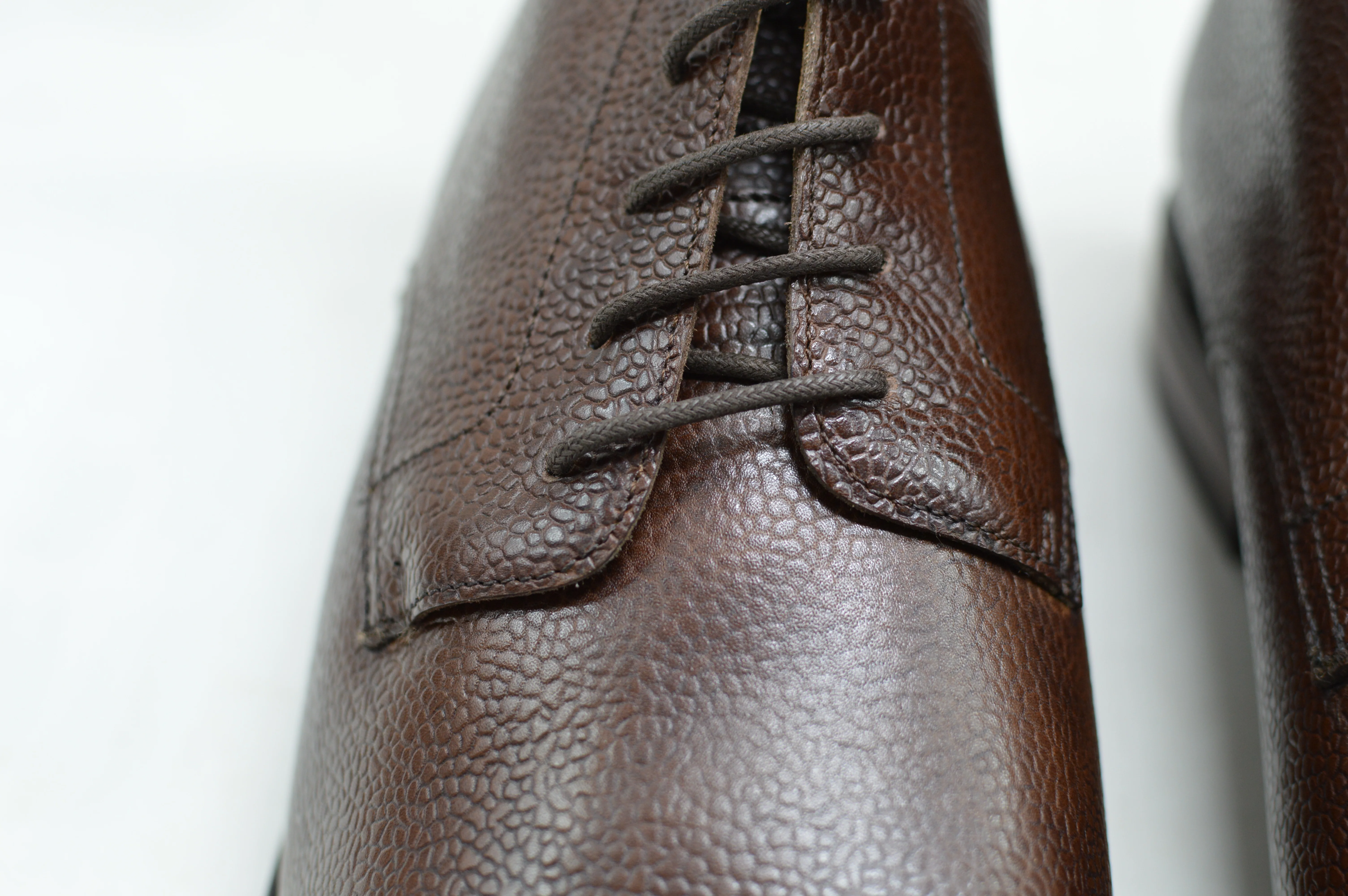 FACTORY SECOND Berwick 1707 Grain Cap Toe Boot (321) - Dark Brown - Image 13