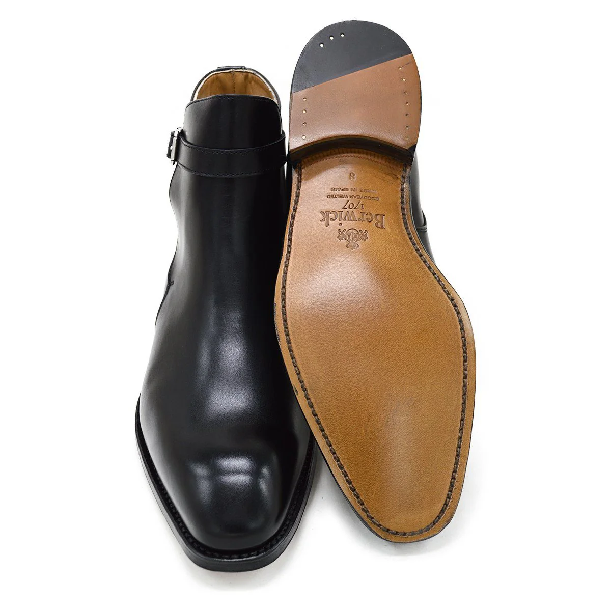 FACTORY SECOND Berwick 1707 JODHPUR (490) -Black Boxcalf - Image 2