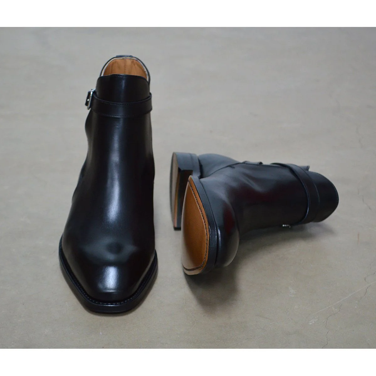 FACTORY SECOND Berwick 1707 JODHPUR (490) -Black Boxcalf - Image 9