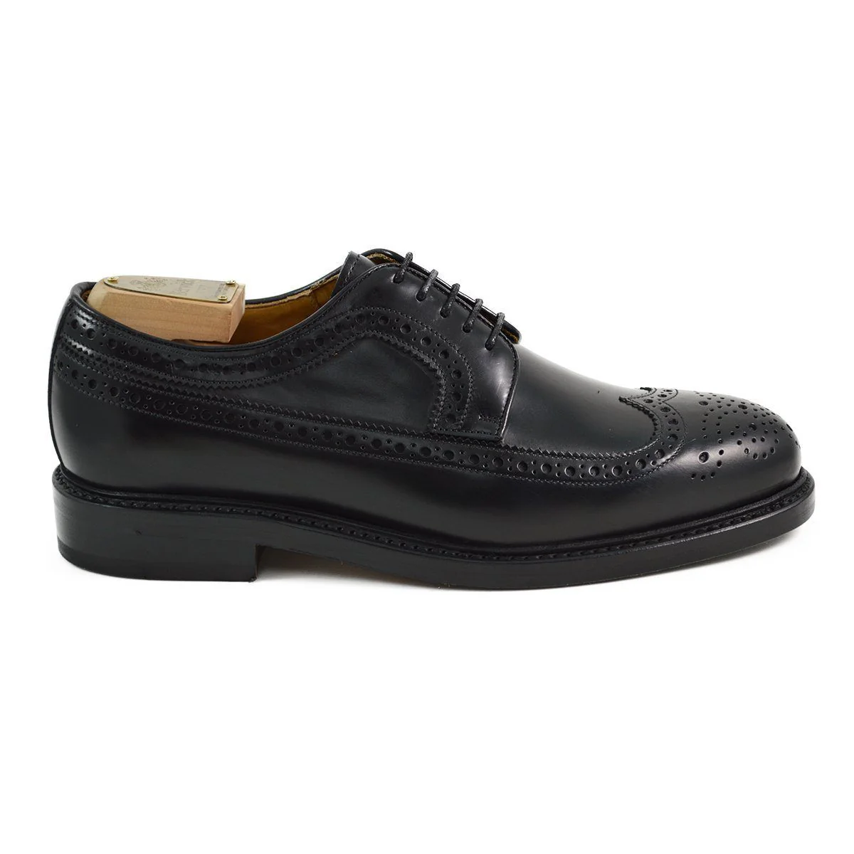 FACTORY SECOND Berwick 1707 Long Wing Brogue (3681) Black