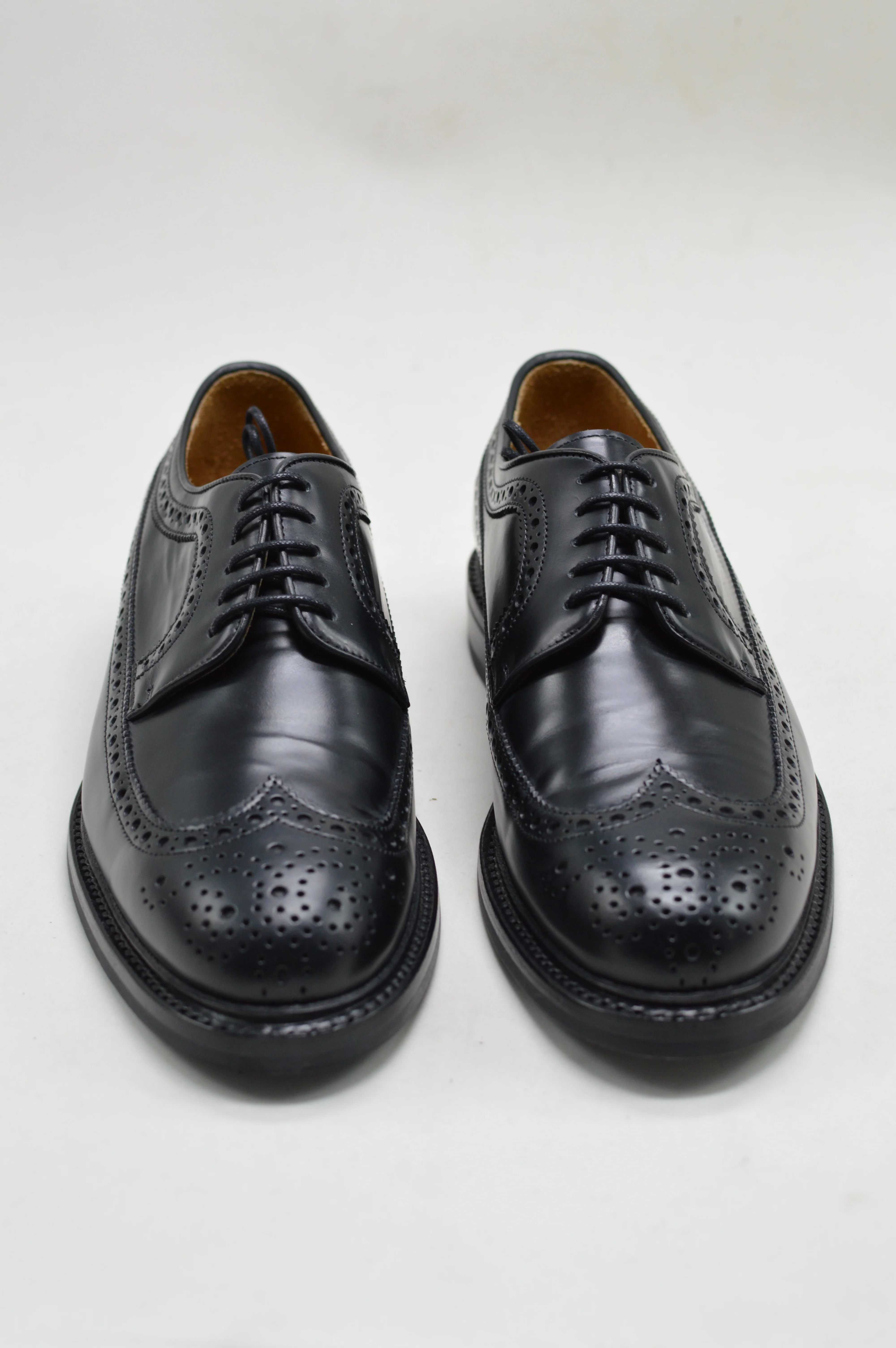 FACTORY SECOND Berwick 1707 Long Wing Brogue (3681) Black - Image 9