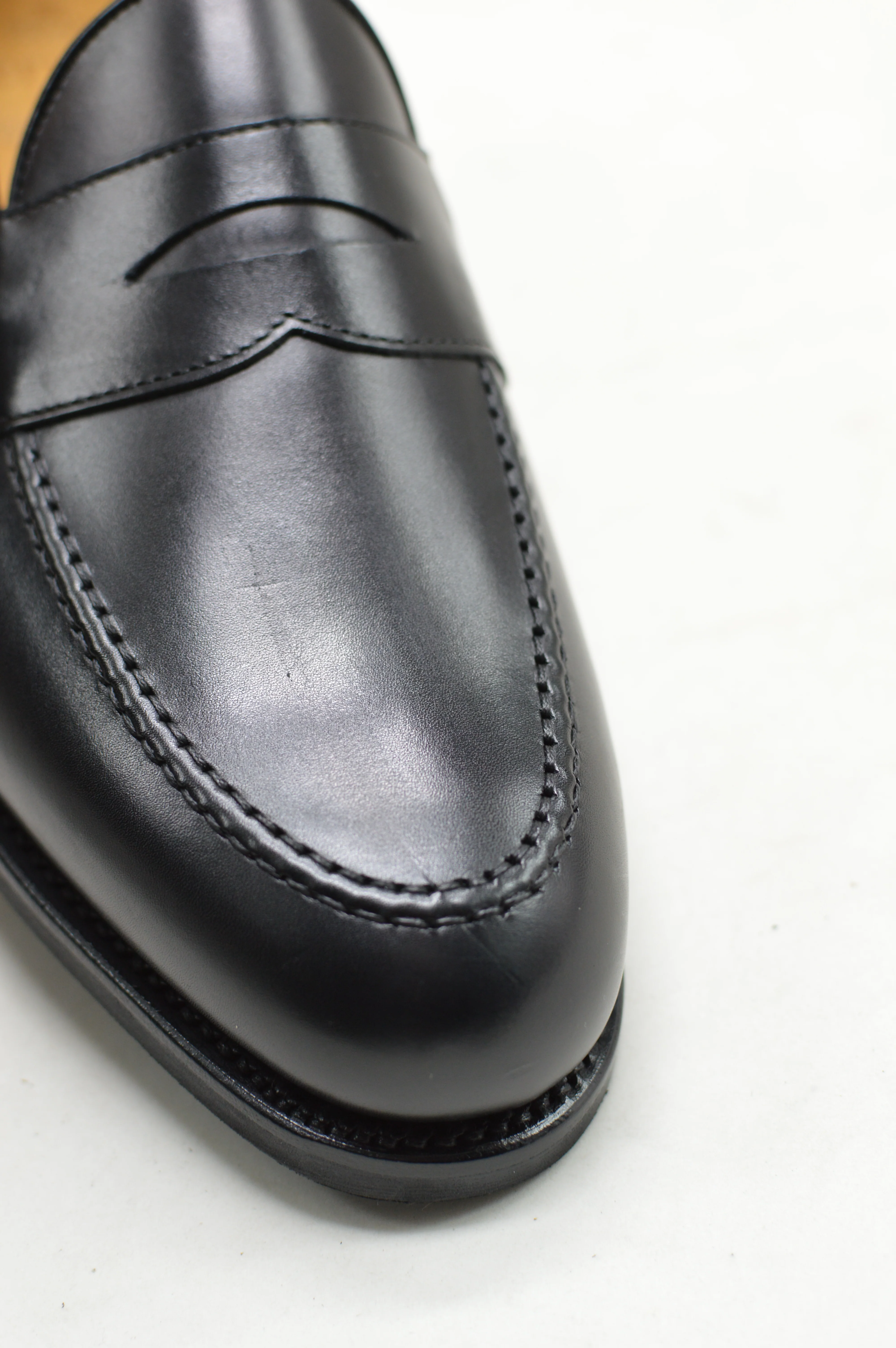 FACTORY SECOND Berwick 1707 Penny Loafer (9628) - Black Boxcalf - Image 11