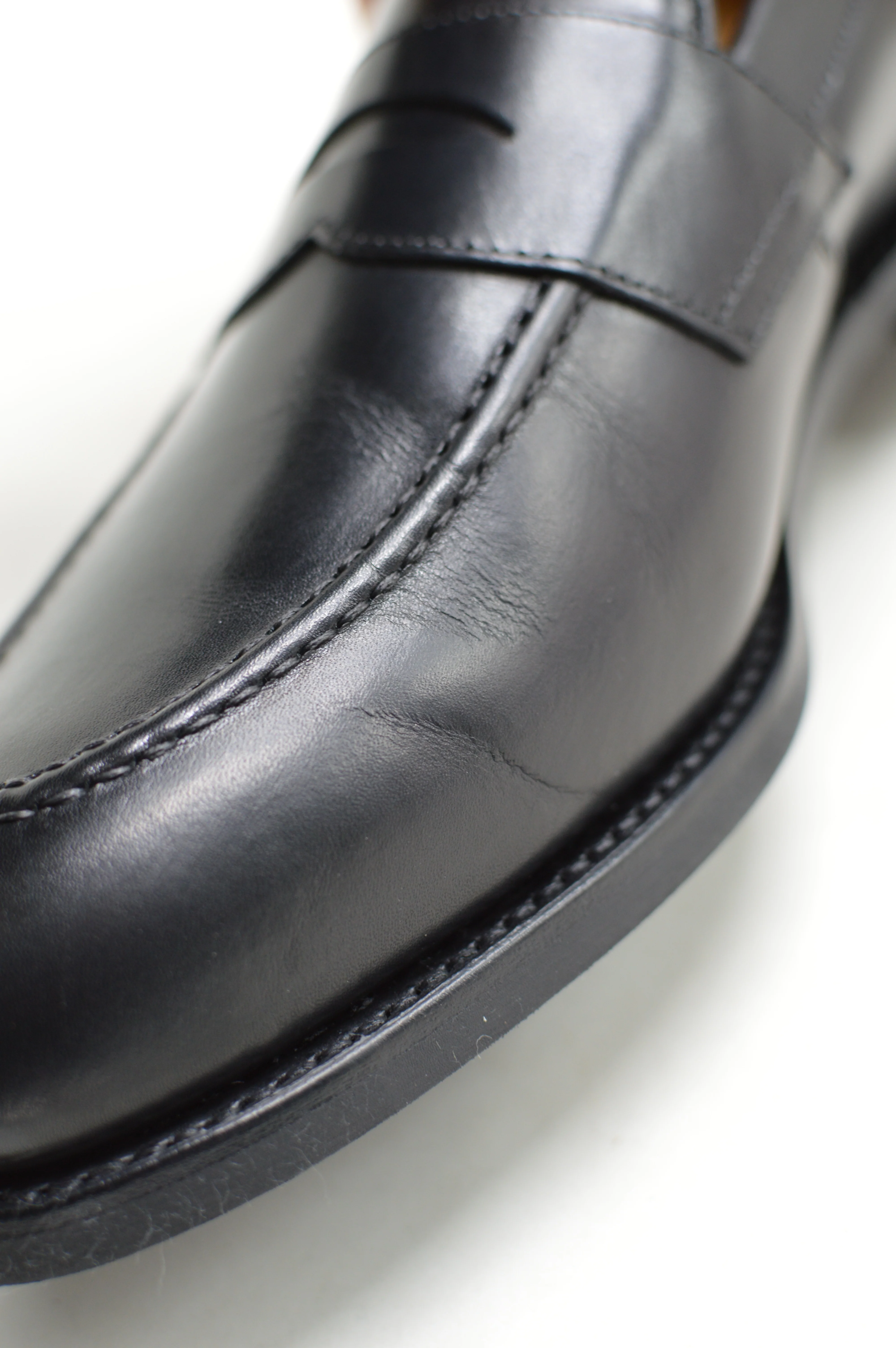 FACTORY SECOND Berwick 1707 Penny Loafer (9628) - Black Boxcalf - Image 13