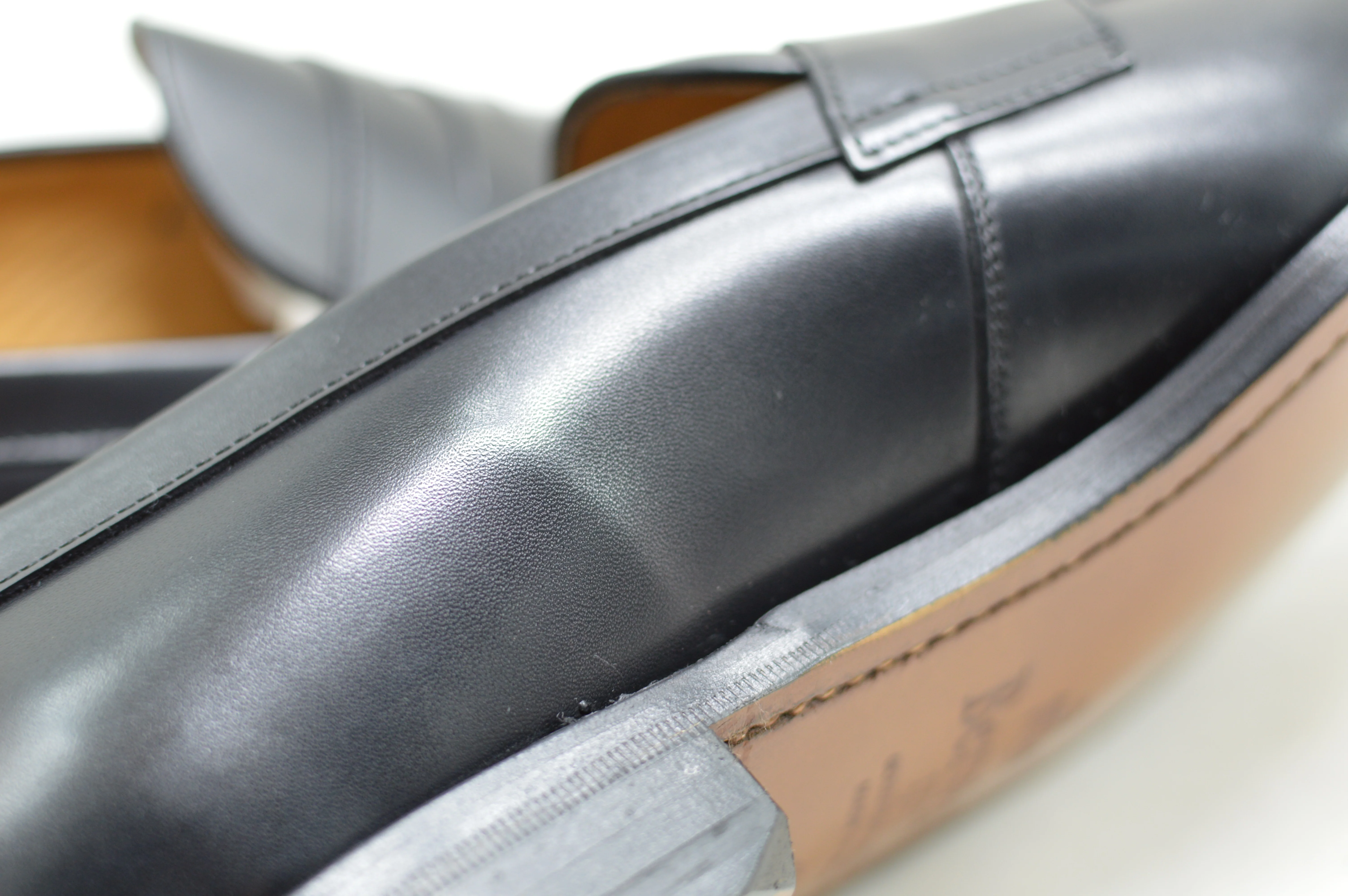 FACTORY SECOND Berwick 1707 Penny Loafer (9628) - Black Boxcalf - Image 14
